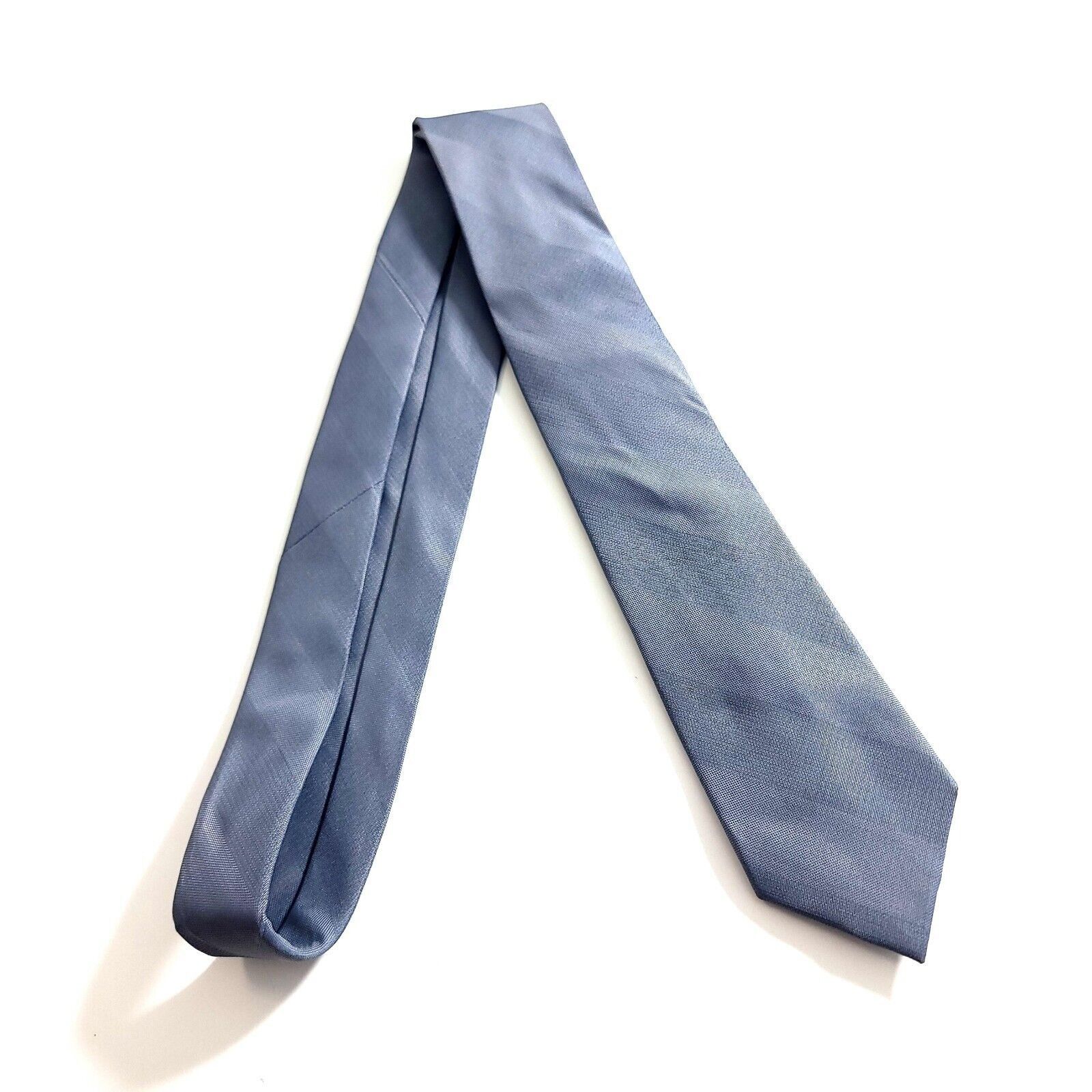 Vintage Goodfellow & Co Gray Striped Woven Polyester Skinny Tie Size ONE SIZE - 6 Thumbnail