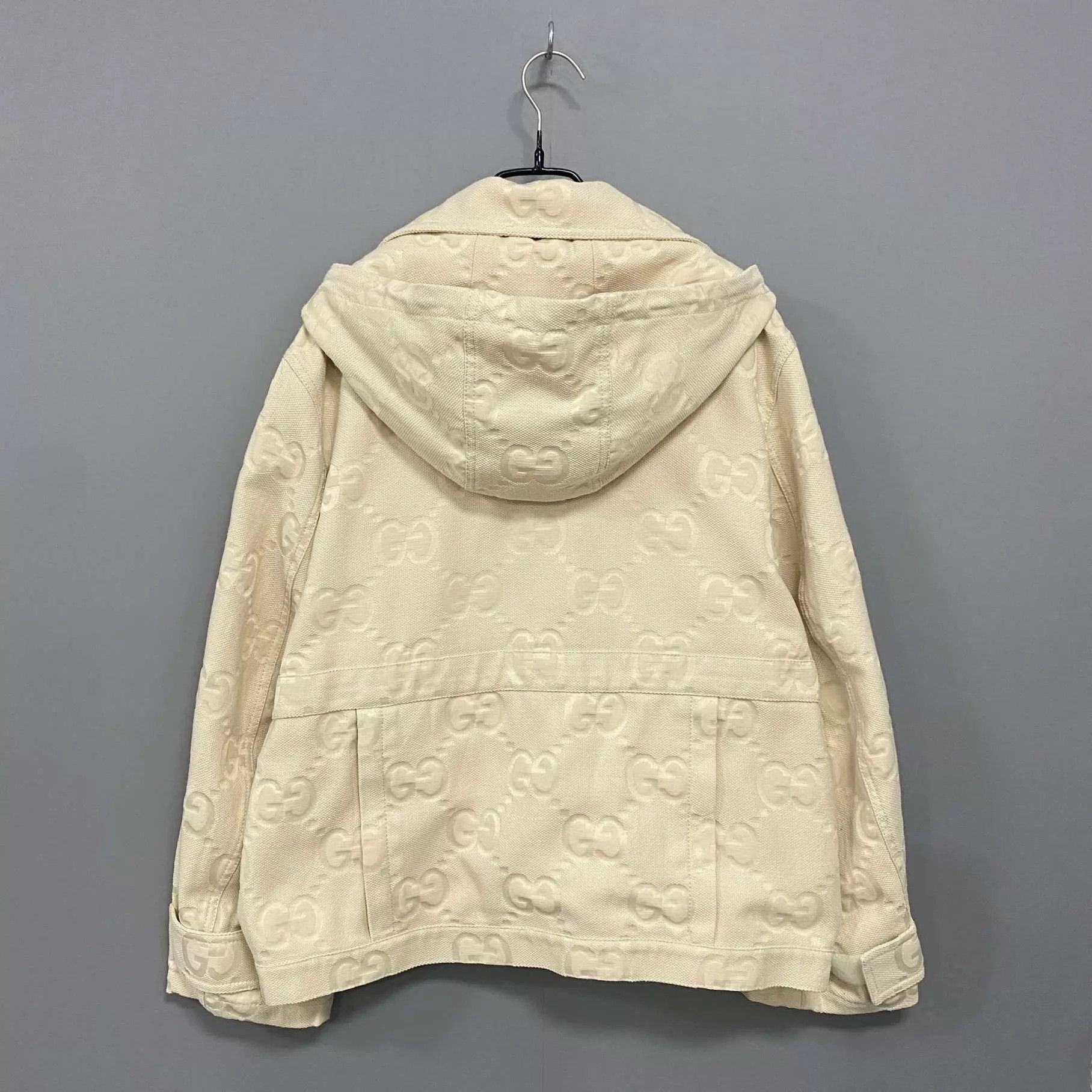 Gucci GUCCI Ivory GG All-Over Print Zip Jacket 36 Size XS / US 0-2 / IT 36-38 - 3 Thumbnail