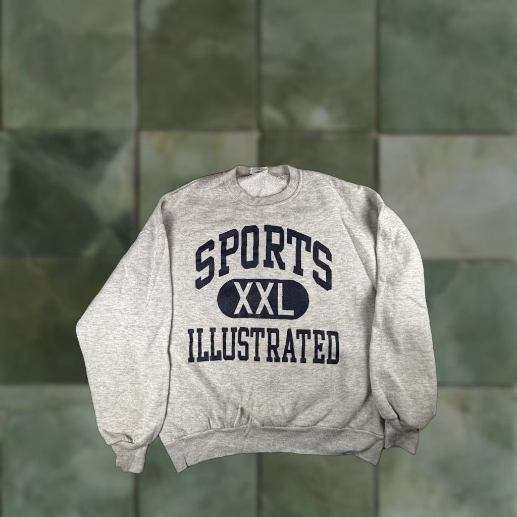 Tultex VINTAGE Tultex Sweatshirt Logo Crew Neck Men XL Gray Graphic Print All Seasons Retro Sports Size US XL / EU 56 / 4 - 1 Thumbnail