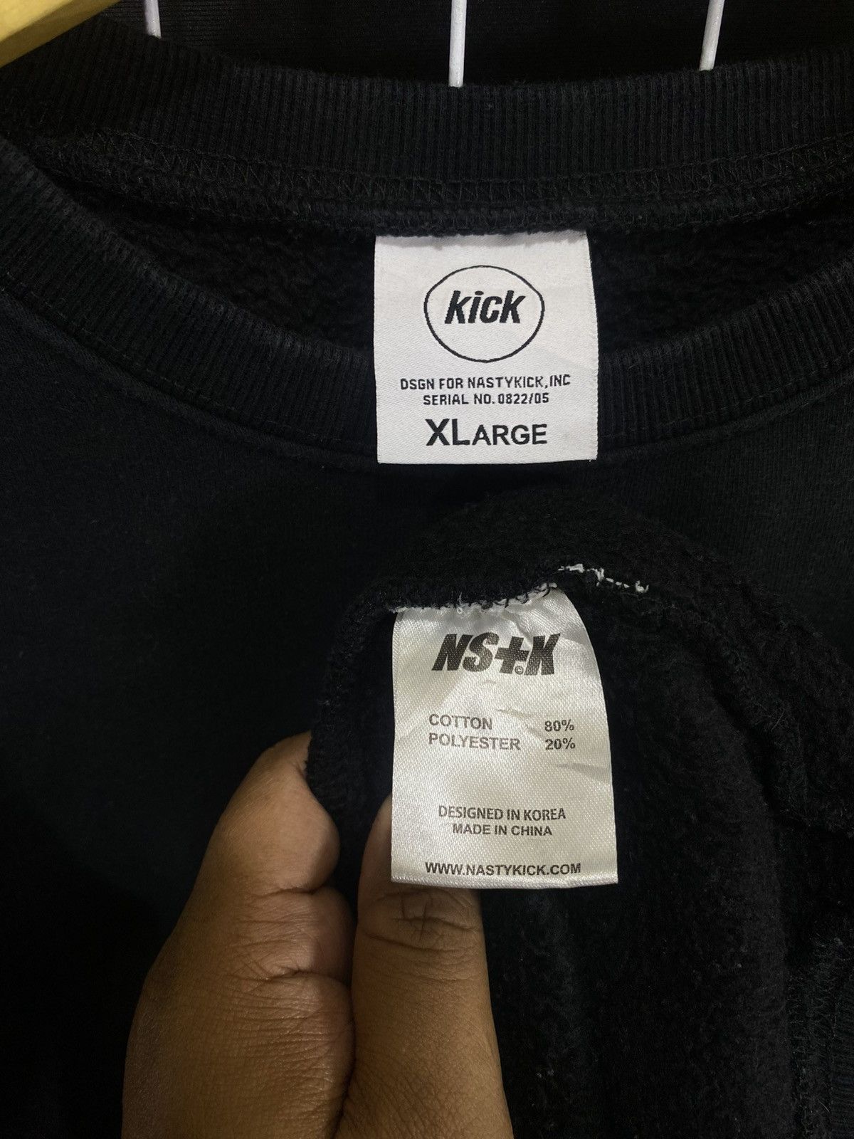 Vintage NASTYKICK NS+K SKATE SWEATSHIRT Size US XL / EU 56 / 4 - 6 Thumbnail