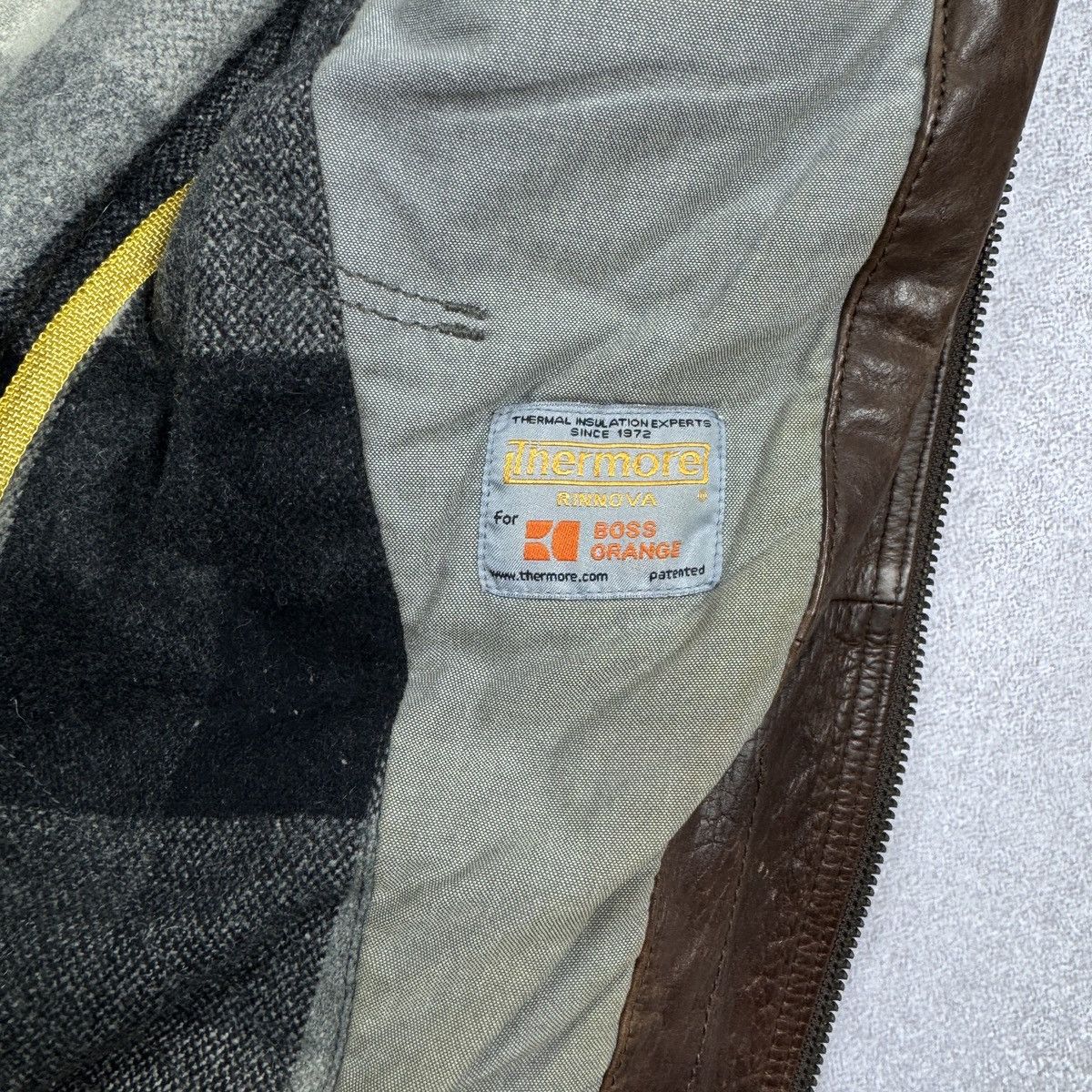 Hugo Boss Hugo Boss Joey-W Thermore Cow Leather Warm Jacket Size 48 Size US M / EU 48-50 / 2 - 12 Thumbnail
