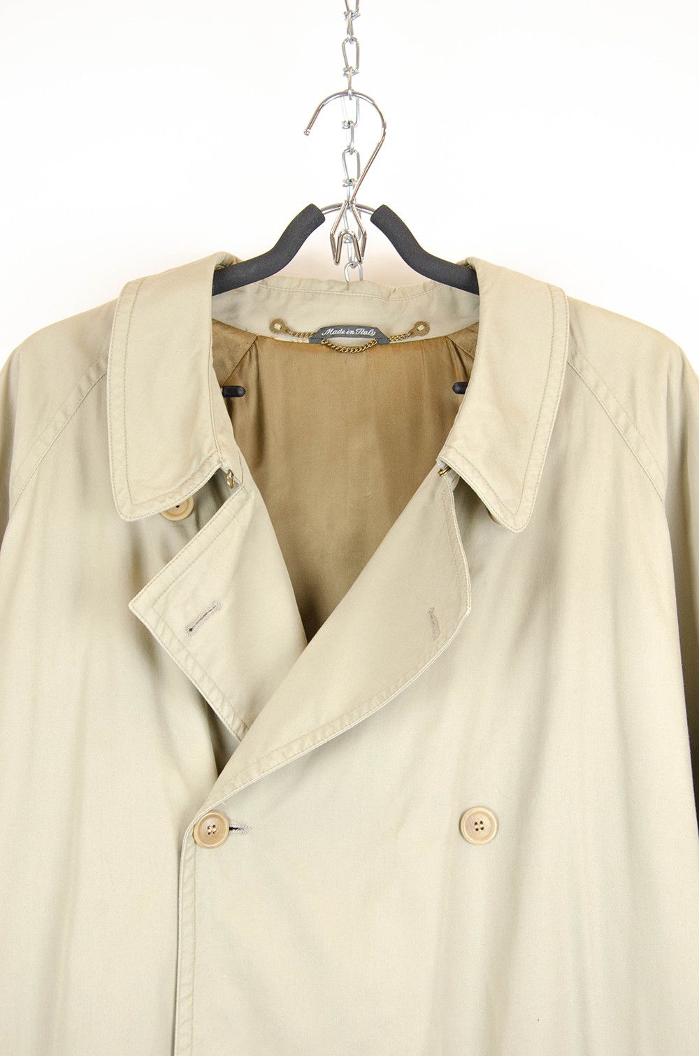 Herno Missoni Double Breasted Trench Coat Beige - Size 52R Size US L / EU 52-54 / 3 - 4 Thumbnail