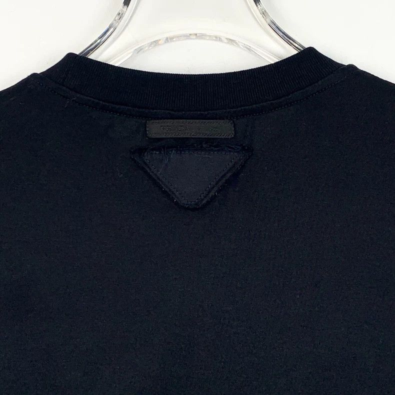 Prada PradaBlack floral printed cotton round-neck short-sleeved T Size US XS / EU 42 / 0 - 6 Thumbnail