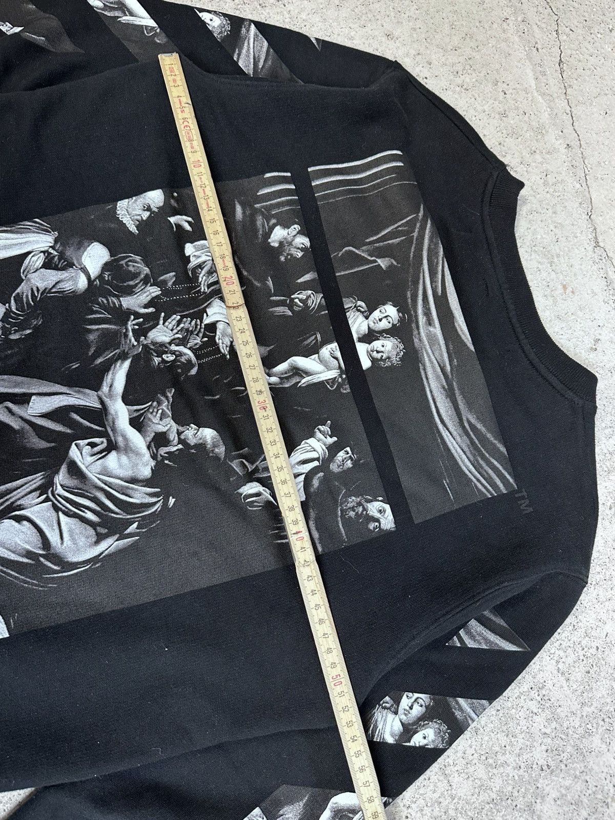 Off-White Off-White Caravaggio Crewneck Sweatshirt Black / Arrows Size US S / EU 44-46 / 1 - 17 Thumbnail