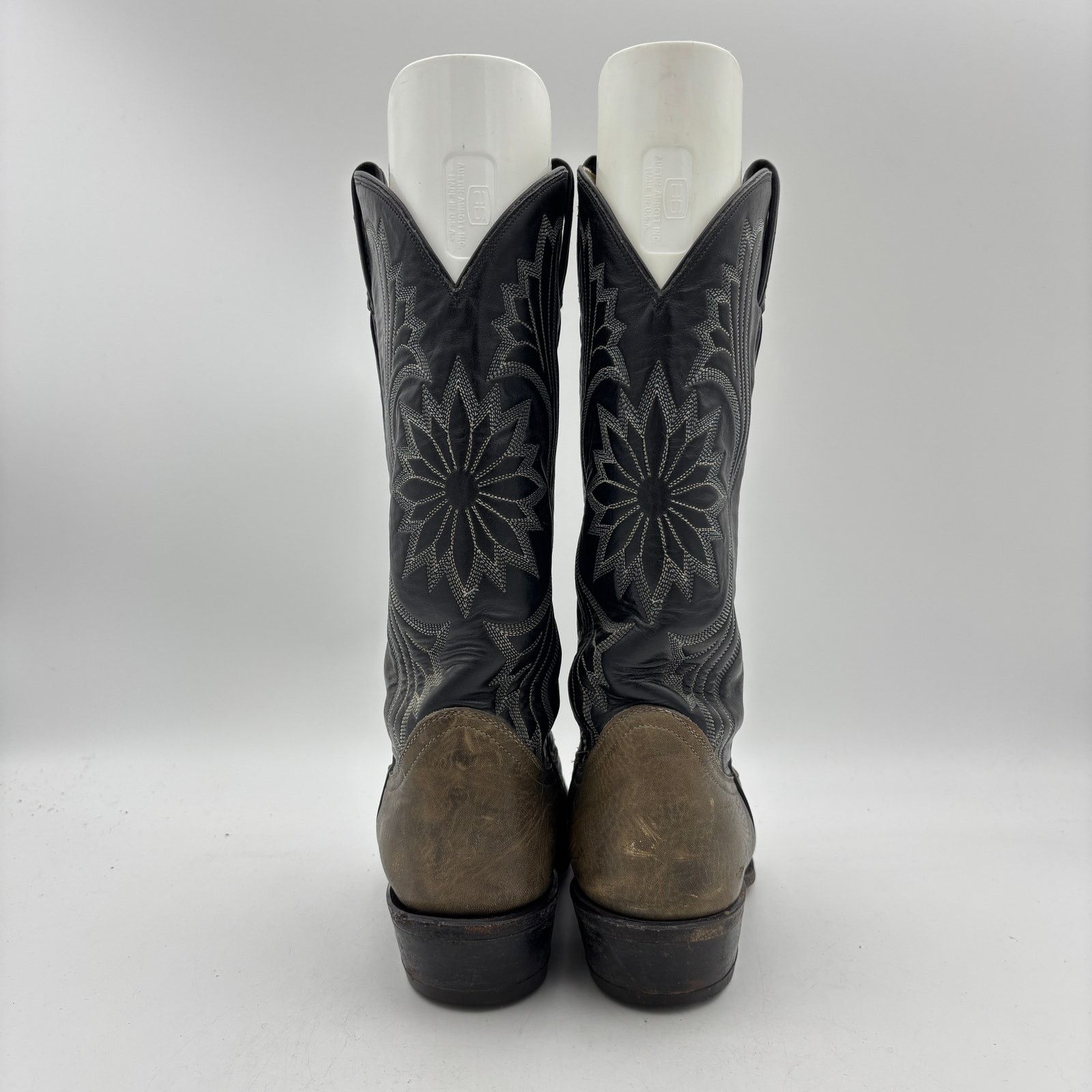 Tony Lama × Vintage Vintage Tony Lama 6701 Black Label Western Boots 7.5D 90s Size US 7.5 / EU 40-41 - 4 Thumbnail