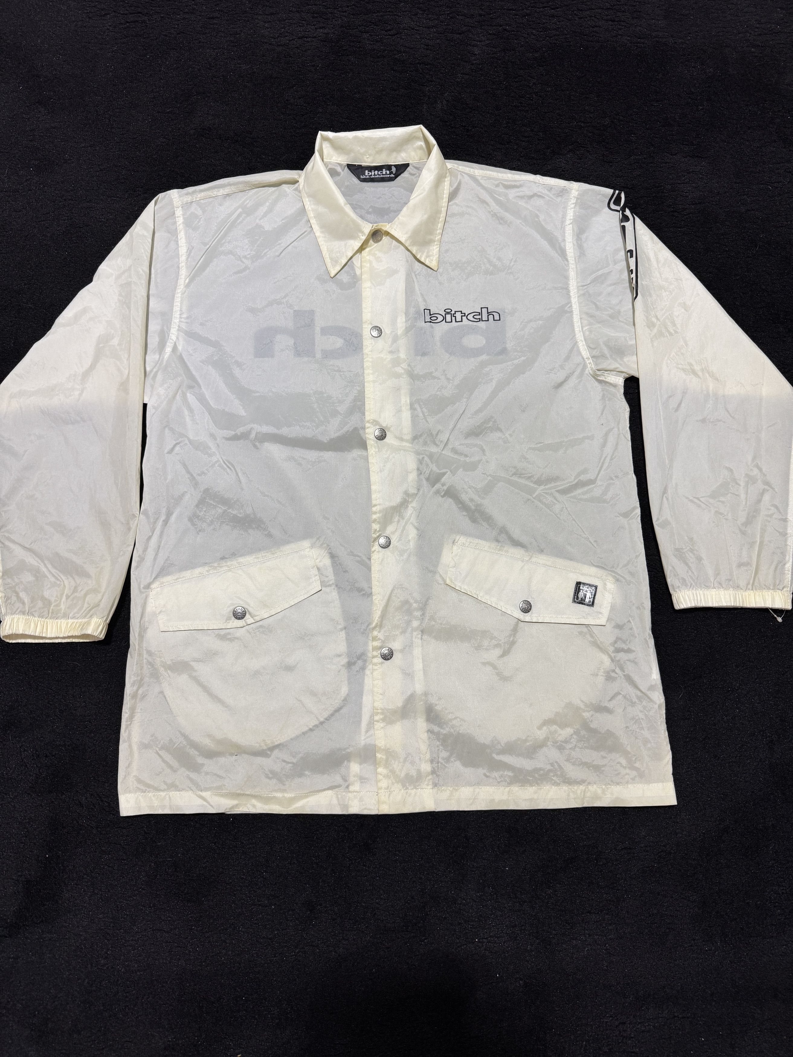 Shorty's Skateboards Vintage Bitch Skateboard Light Coach Jacket Dirty Size US L / EU 52-54 / 3 - 3 Thumbnail