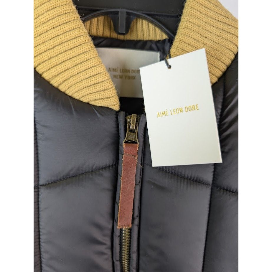 Aime Leon Dore o1rshd1 Quilted Bomber Jacket in Black Size US S / EU 44-46 / 1 - 7 Thumbnail