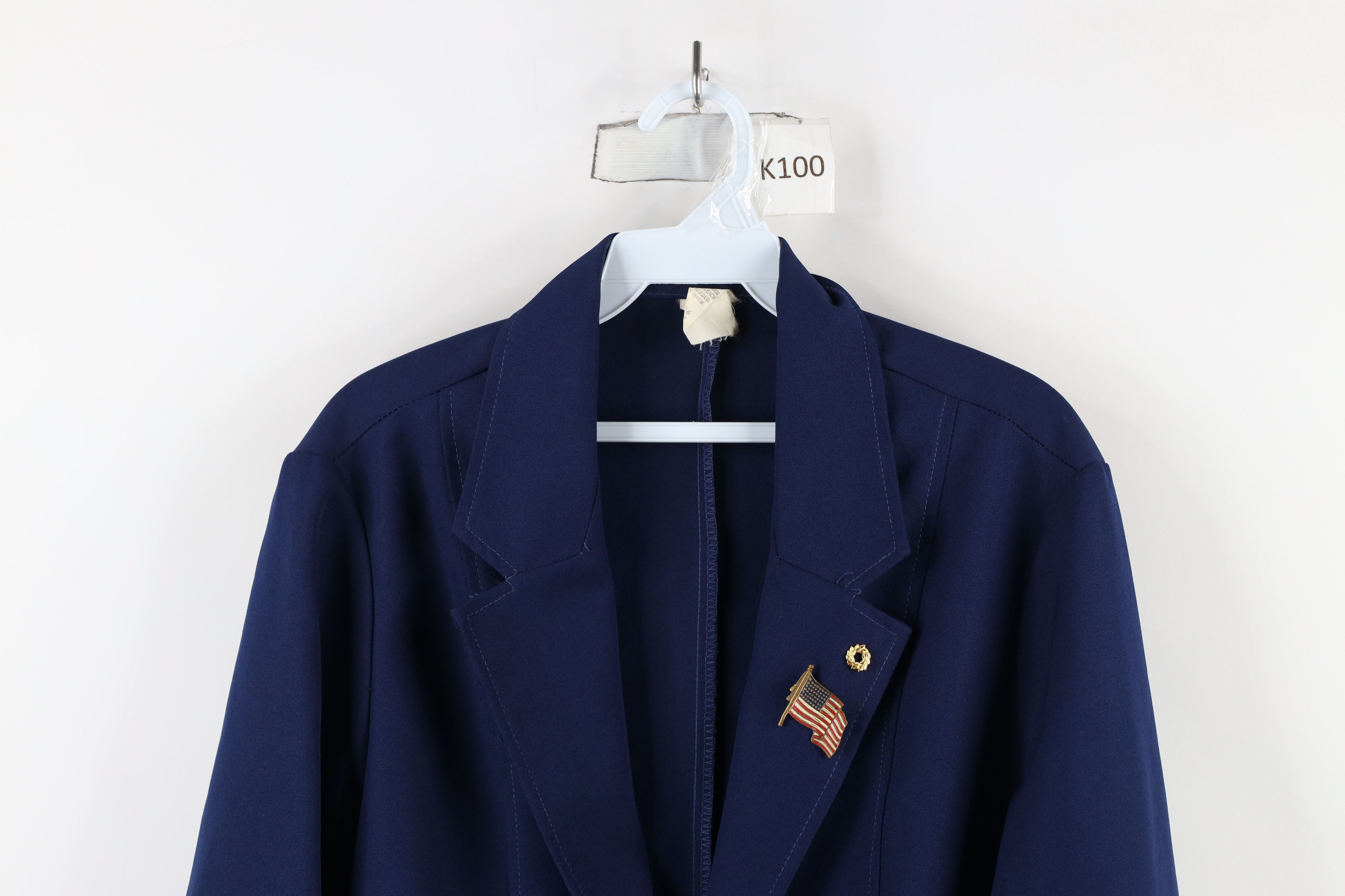Vintage Vintage 90s Streetwear 2 Button Blazer Suit Jacket Blue USA Size XXL / US 16-18 / IT 52-54 - 2 Thumbnail