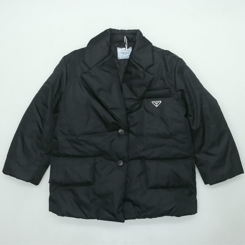 Prada Prada ReNylon Black Down Jacket for Women-2506 Size US XS / EU 42 / 0 - 7 Thumbnail