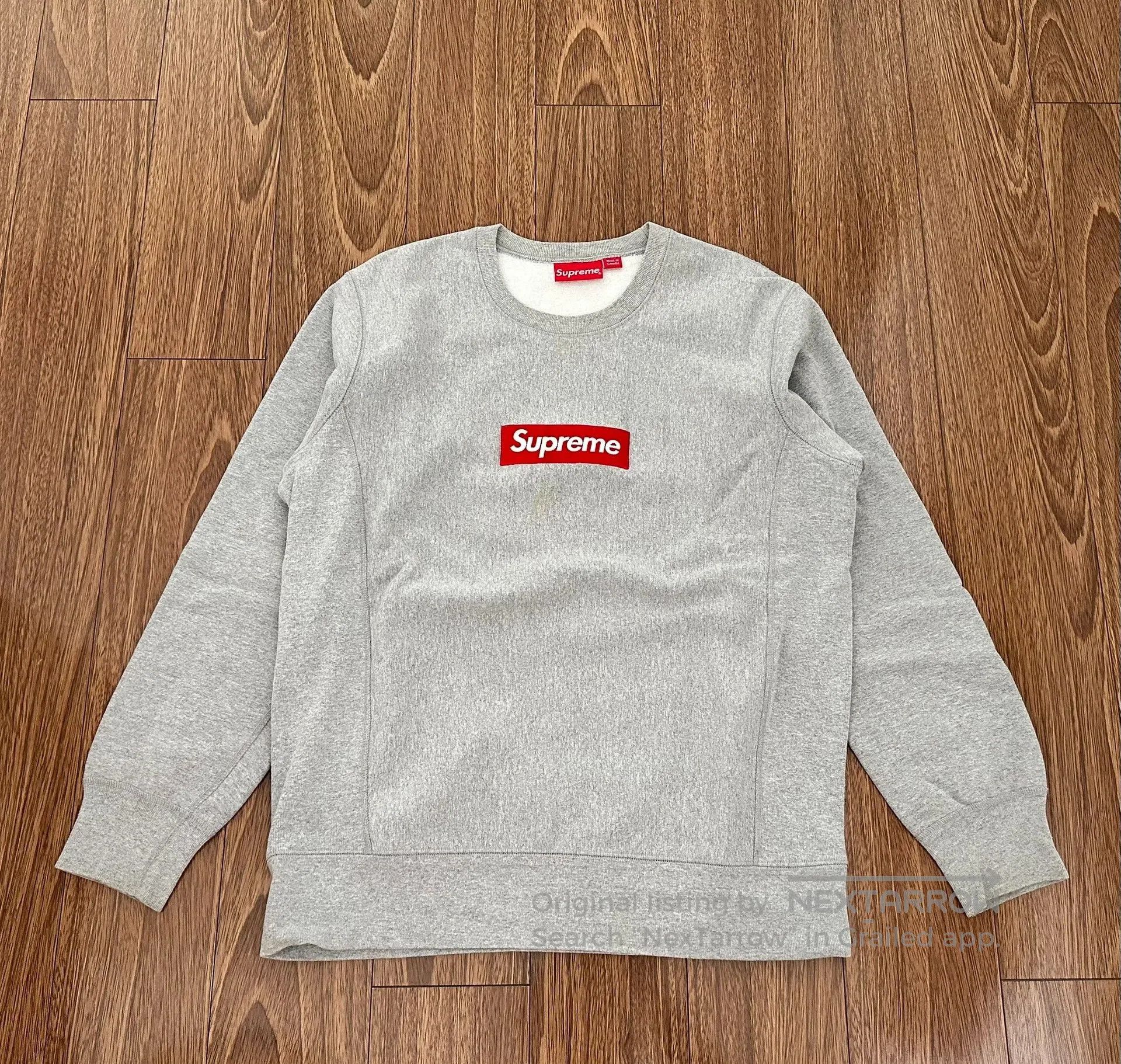 Supreme supreme box logo crewneck sweatshirt 18fw. Size US L / EU 52-54 / 3 - 1 Thumbnail