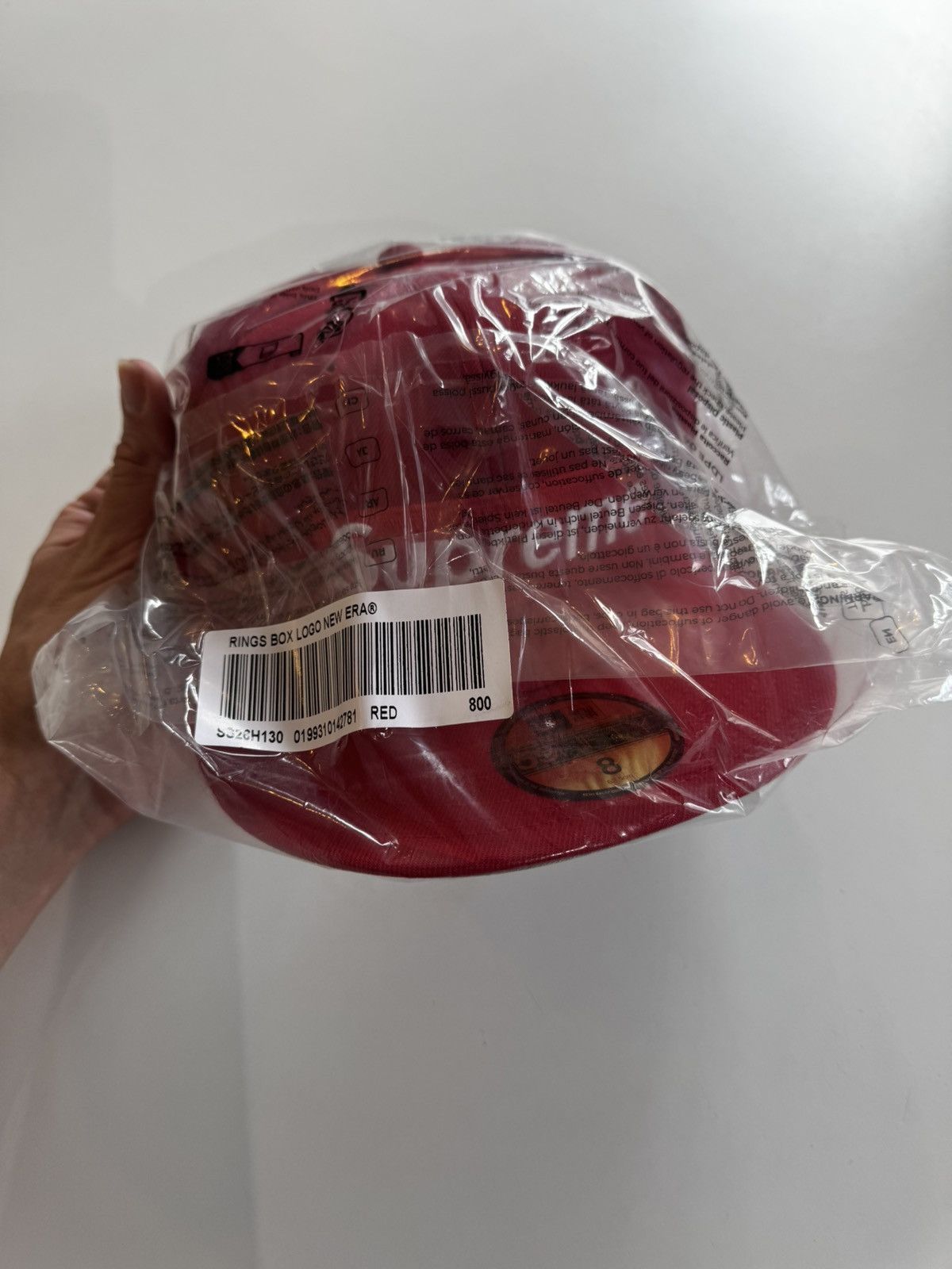 Supreme SUPREME Rings New Era Red Size 8 IN HAND SHIPS FAST💨 Size ONE SIZE - 3 Thumbnail