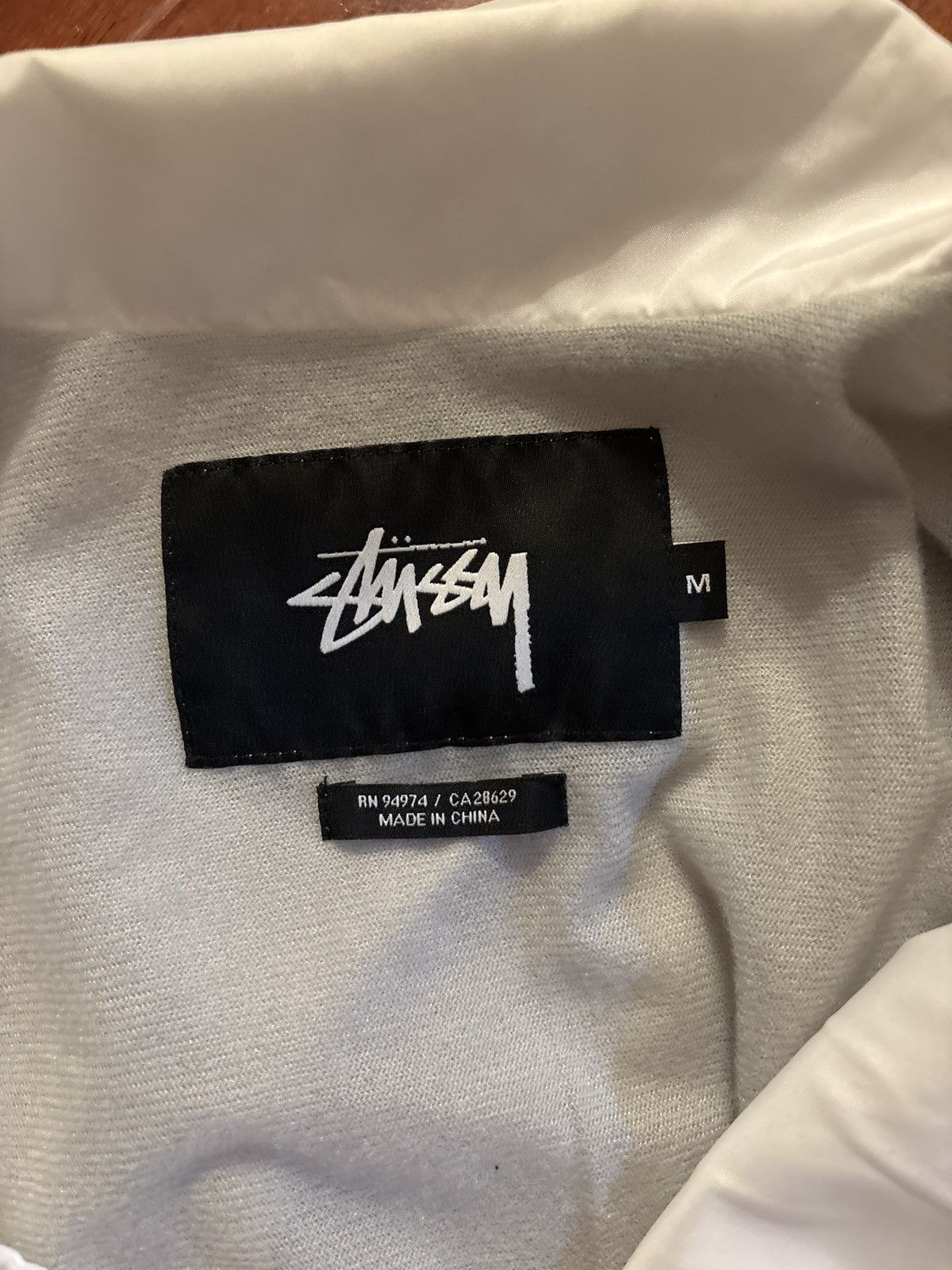 Stussy White Stussy windbreaker Size US M / EU 48-50 / 2 - 5 Thumbnail