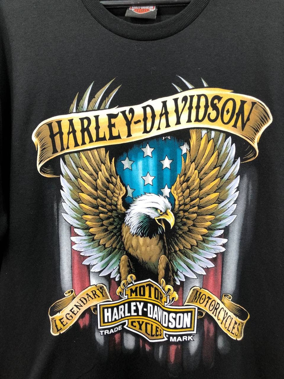 Harley Davidson Harley-Davidson T -Shirt Mens Big Logo USA Size US XL / EU 56 / 4 - 2 Thumbnail