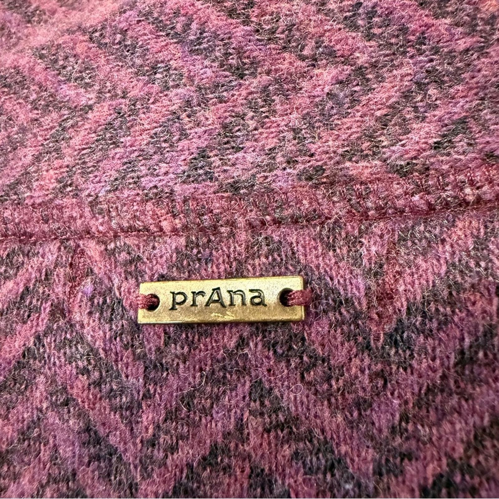 Prana Prana Funnel Neck Chevron Wool Blend Sweater Womens Medium Size M / US 6-8 / IT 42-44 - 10 Thumbnail