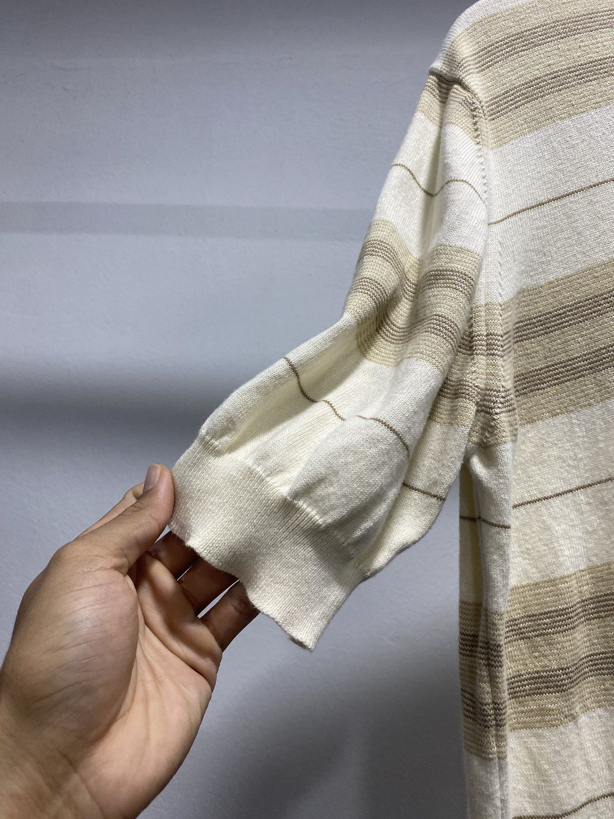 Burberry Burberry💥 Knit Polo Shirt Made in Italy 90s Novacheck Size US M / EU 48-50 / 2 - 8 Thumbnail