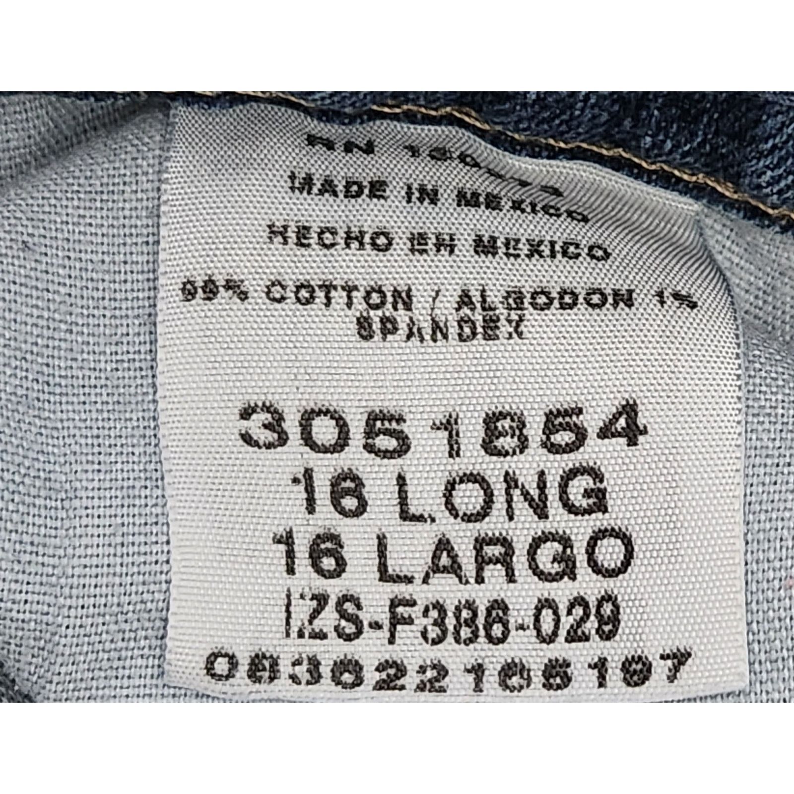 Lee Lee Blue Relaxed Straight Leg 5 Pocket Jeans 16 Long Soft Size 38" / US 16 / IT 52 - 5 Thumbnail