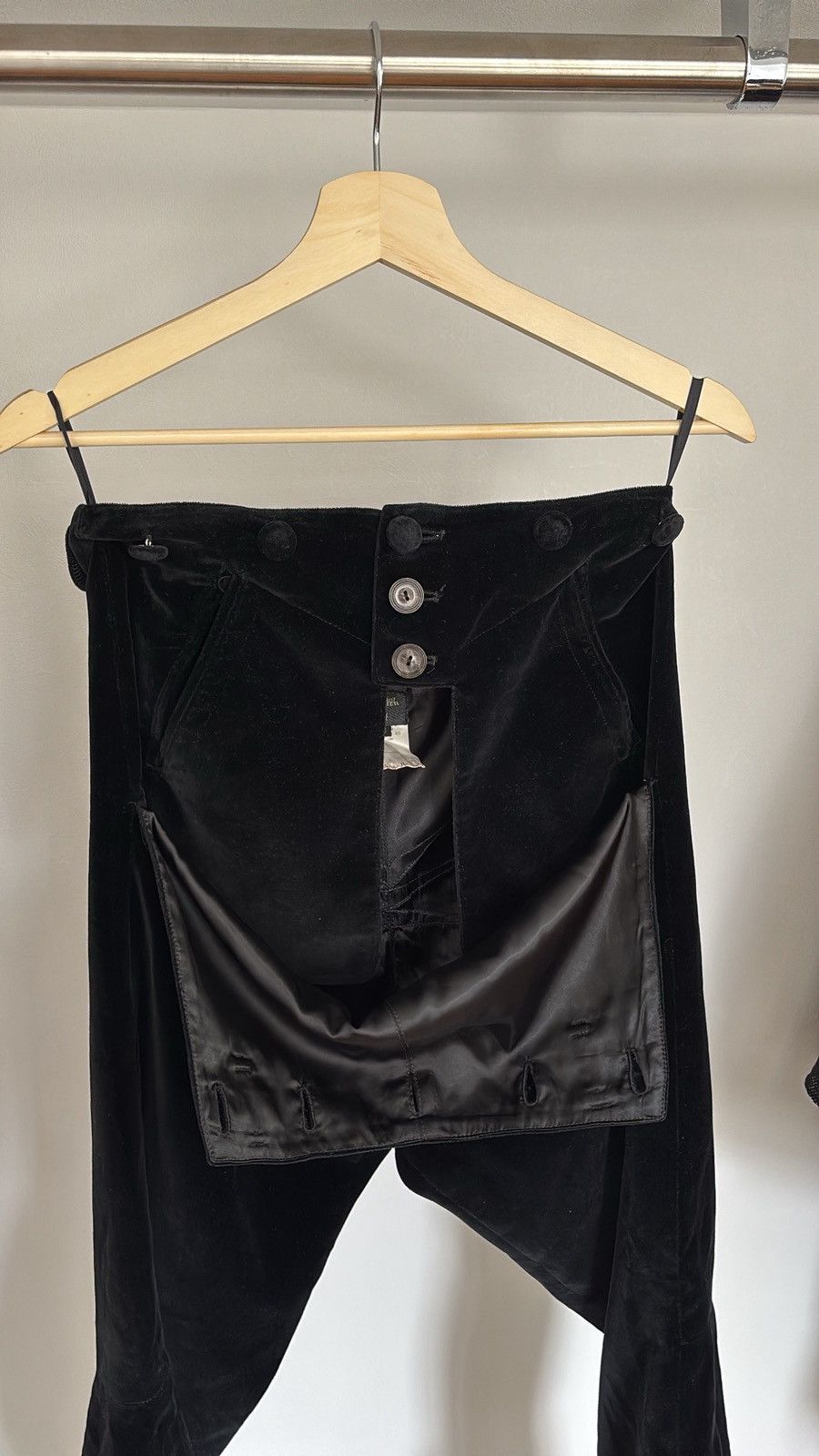 Jean Paul Gaultier Jean Paul Gaultier Homme Archive Velvet Marine Pants Size US 28 / EU 44 - 3 Thumbnail
