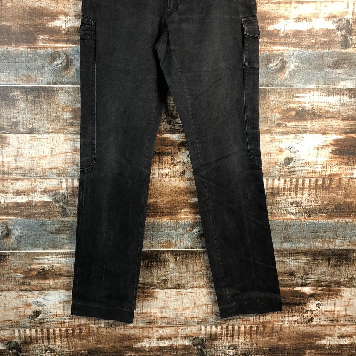 Dior DL Dior homme japan chino Black Casual cargo Pants #A2587 Size US 28 / EU 44 - 3 Thumbnail