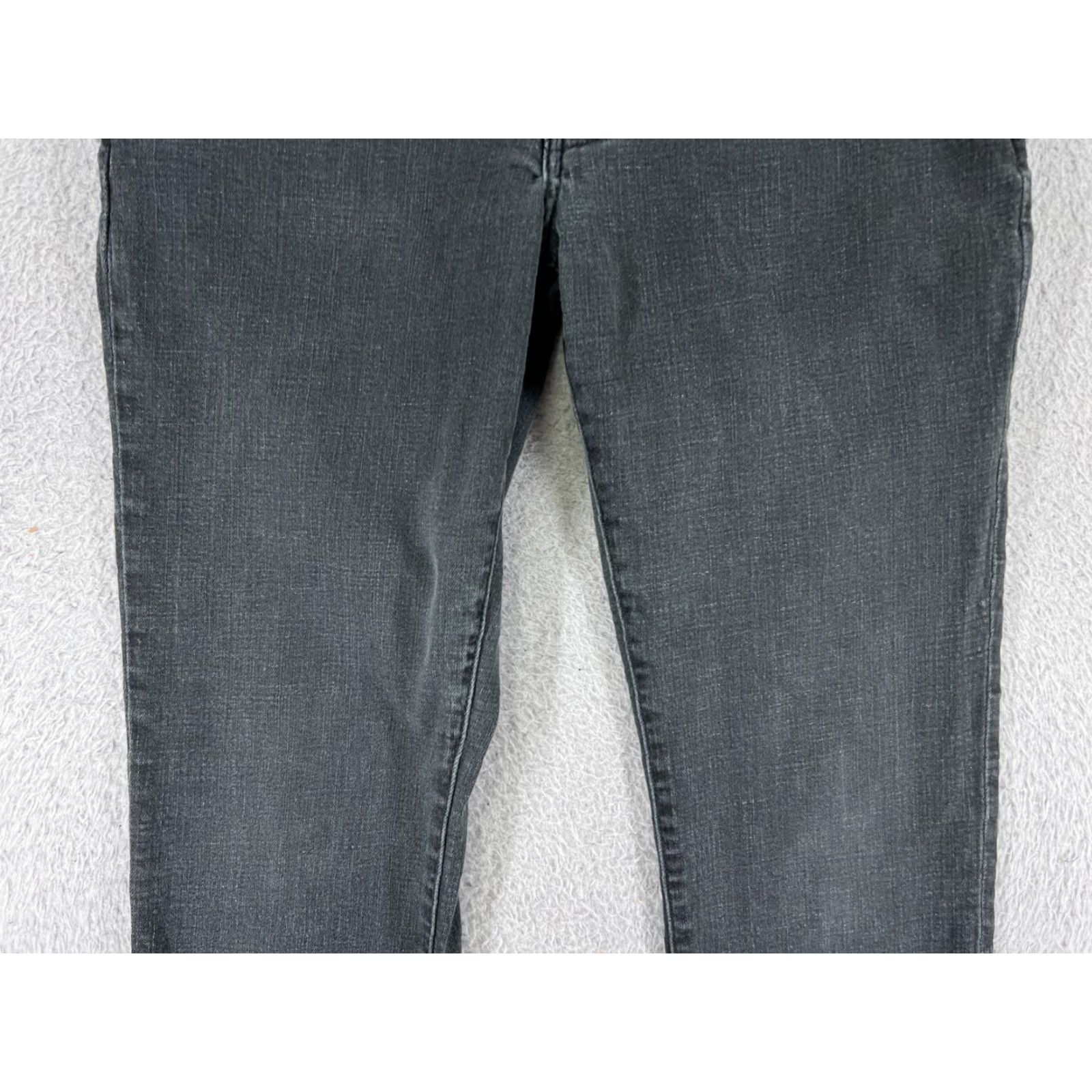 Lucky Brand Lucky Brand Women's Black Denim Tapered Jeans Medium Rise Cotton Blend 26 Inseam 30 W Size 30" / US 8 / IT 44 - 7 Thumbnail