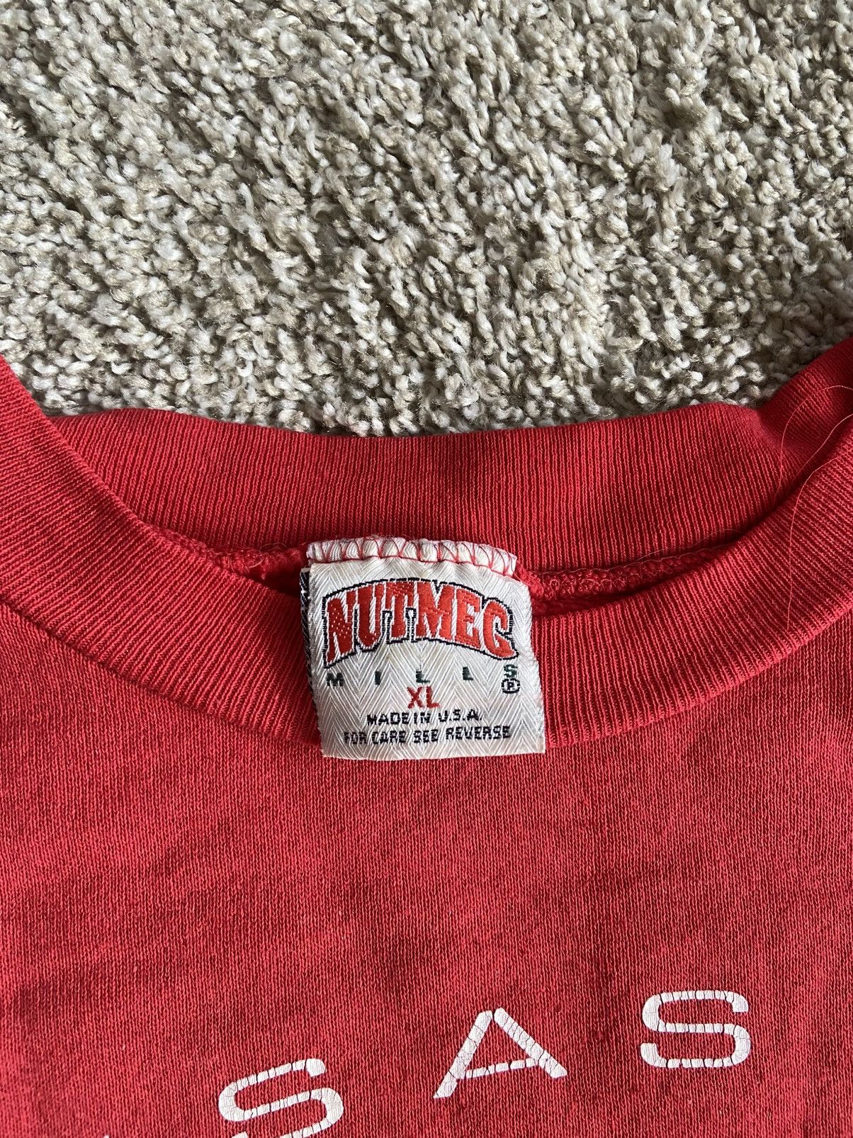 NFL × Nutmeg × Vintage 1994 Kansas City Chiefs Nutmeg Crewneck Size US XL / EU 56 / 4 - 3 Thumbnail