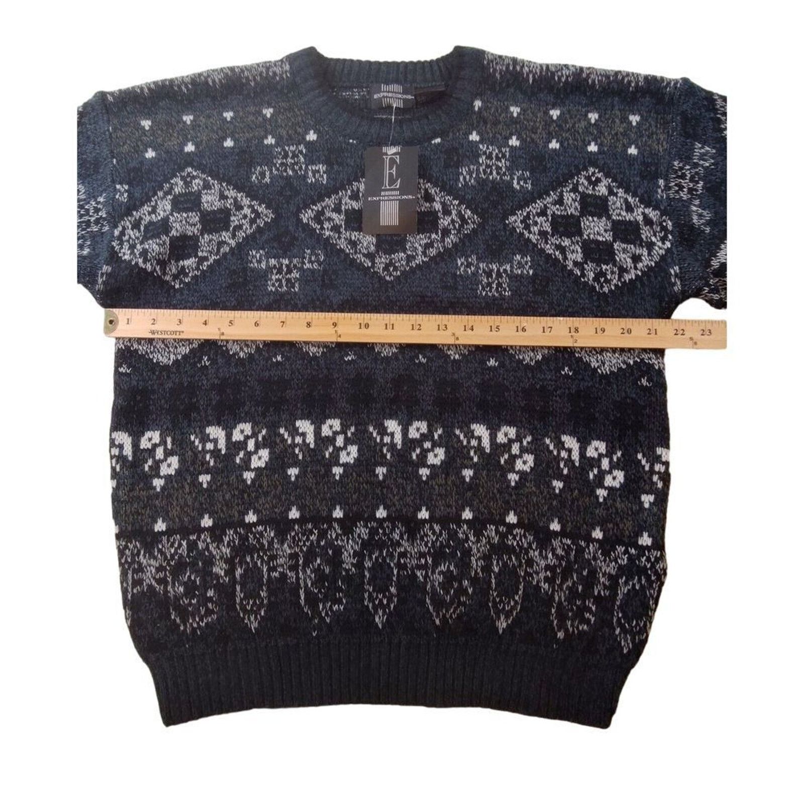 Other Vtg 1989 Expressions Street Wise Grandpa Cosby Sweater Med Size US M / EU 48-50 / 2 - 5 Thumbnail