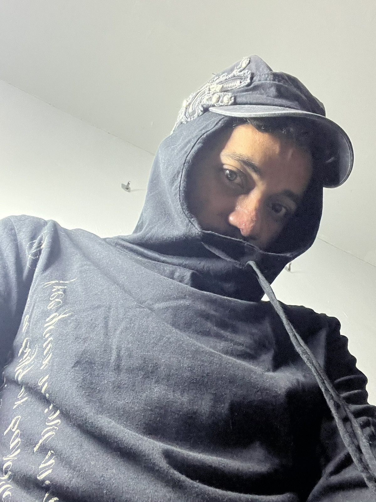 Le Grande Bleu (L.G.B.) Edge rupert poem ninja hoodie Size US M / EU 48-50 / 2 - 6 Thumbnail