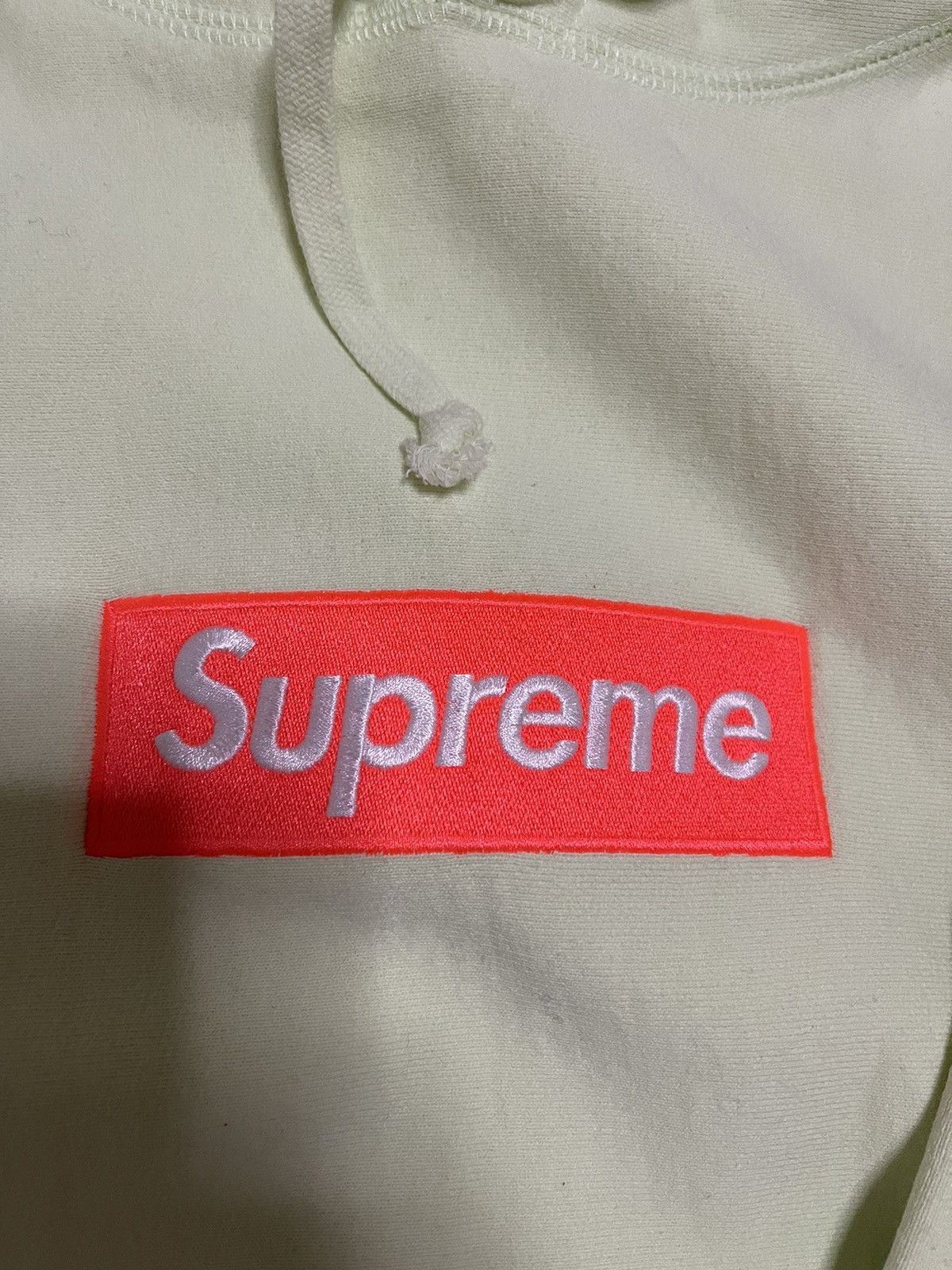 Supreme Supreme pale lime Red on lemonade box logo hoodie hood Size US L / EU 52-54 / 3 - 4 Thumbnail