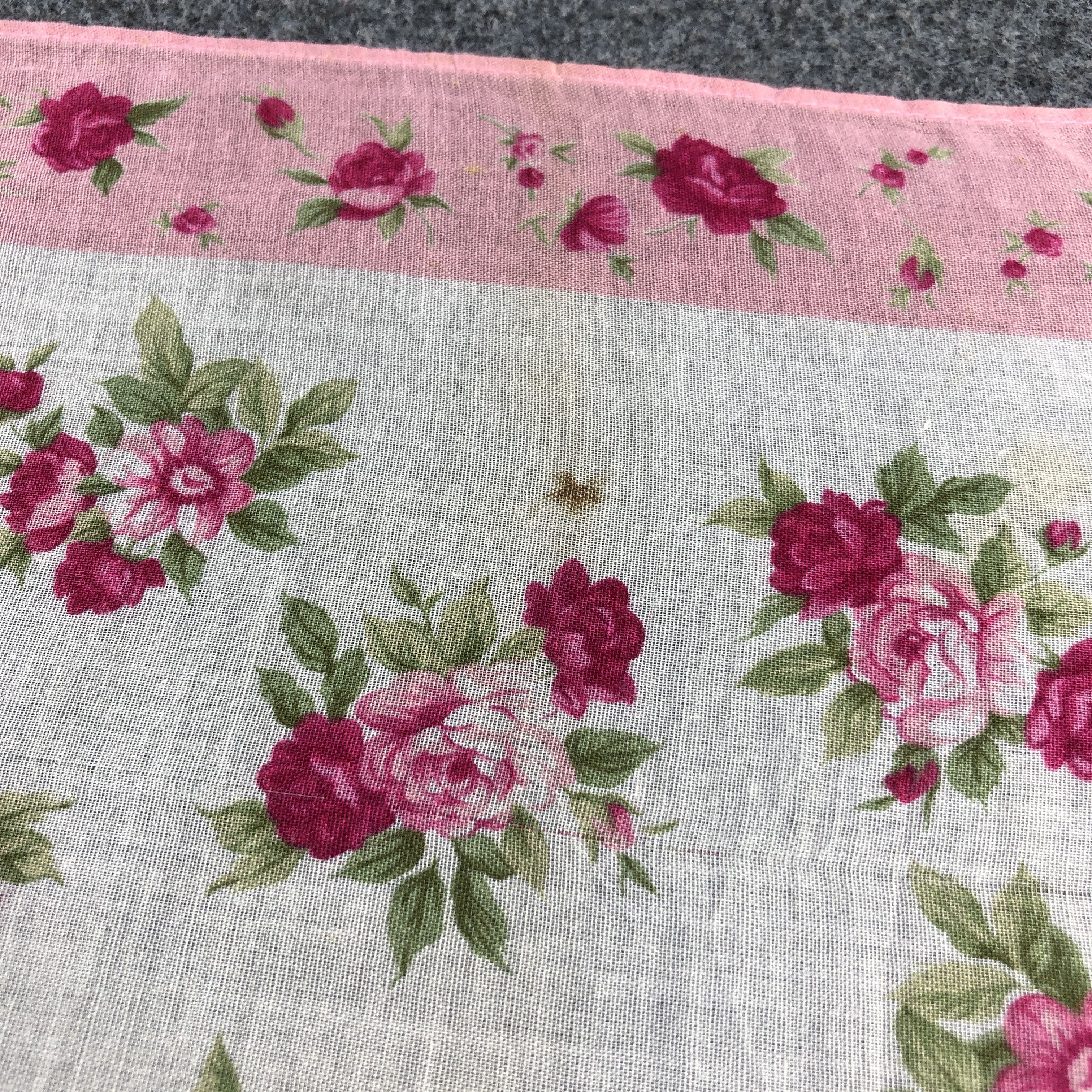 Kenzo × Vintage Kenzo Floral Handkerchief Neckerchief Bandana H2476 Size ONE SIZE - 6 Thumbnail