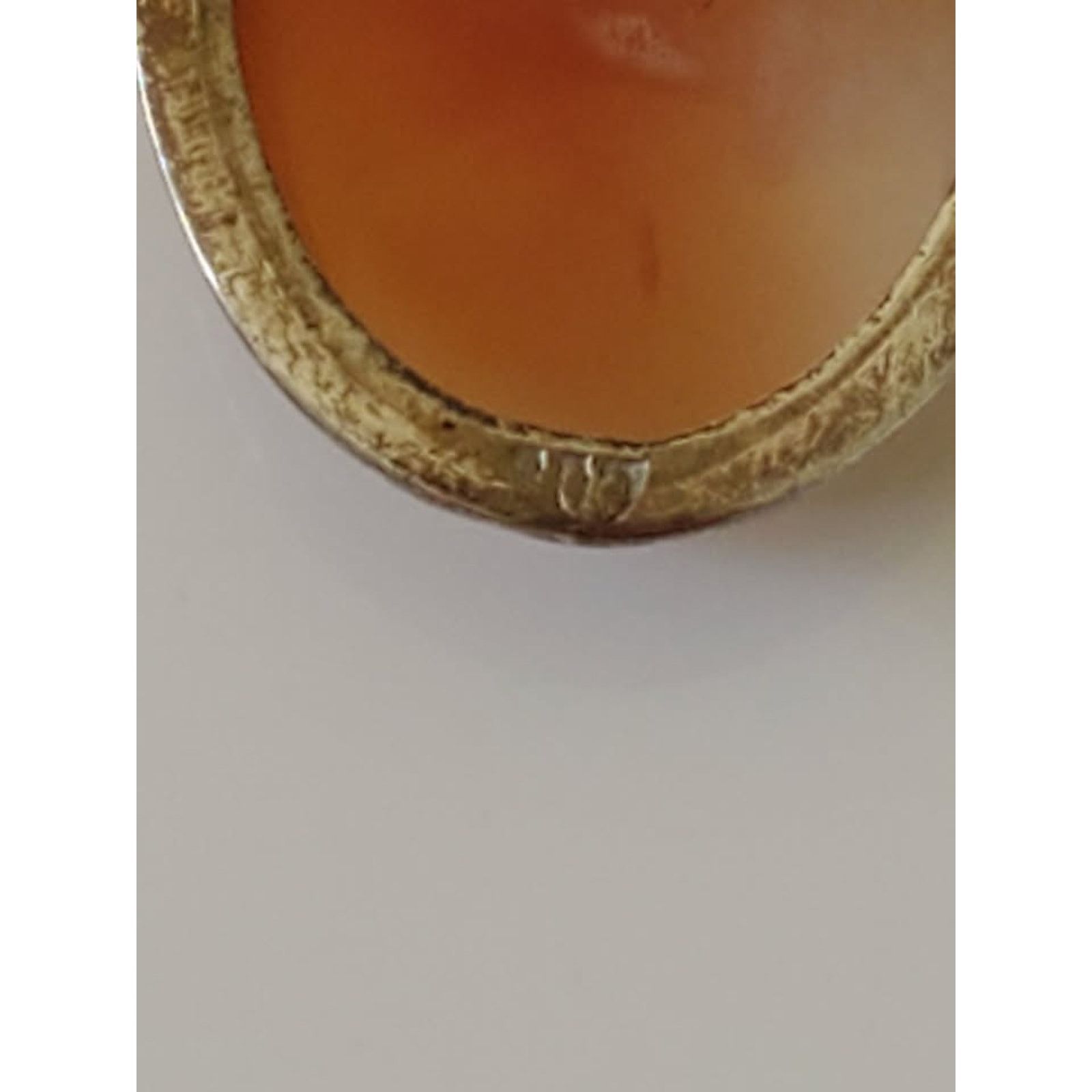 Other Vintage 800 Silver Shell Cameo Victorian Lady Brooch Pendant Size ONE SIZE - 4 Thumbnail