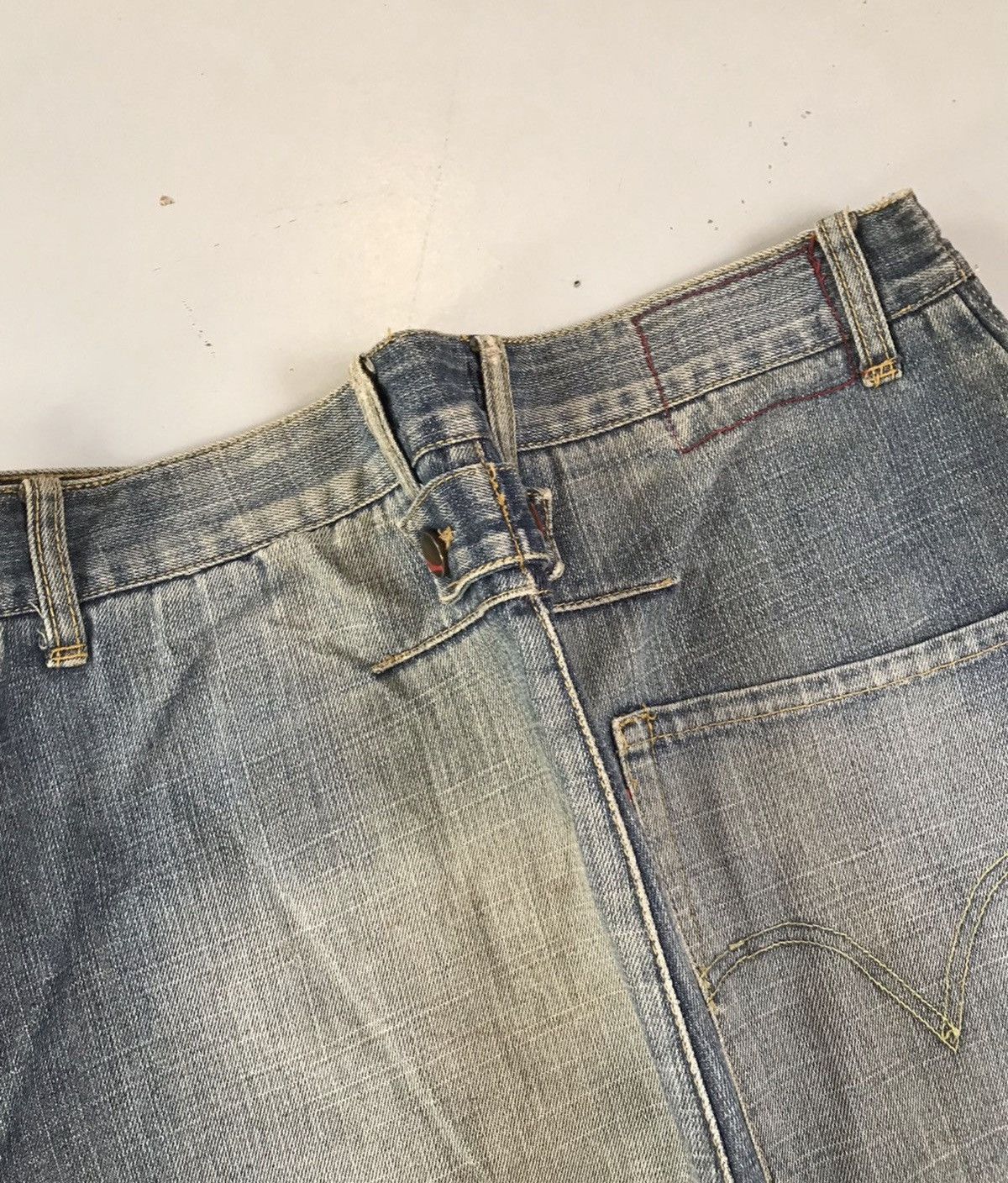 Levi's Vintage Levi’s buckle belt denim Size US 34 / EU 50 - 4 Thumbnail