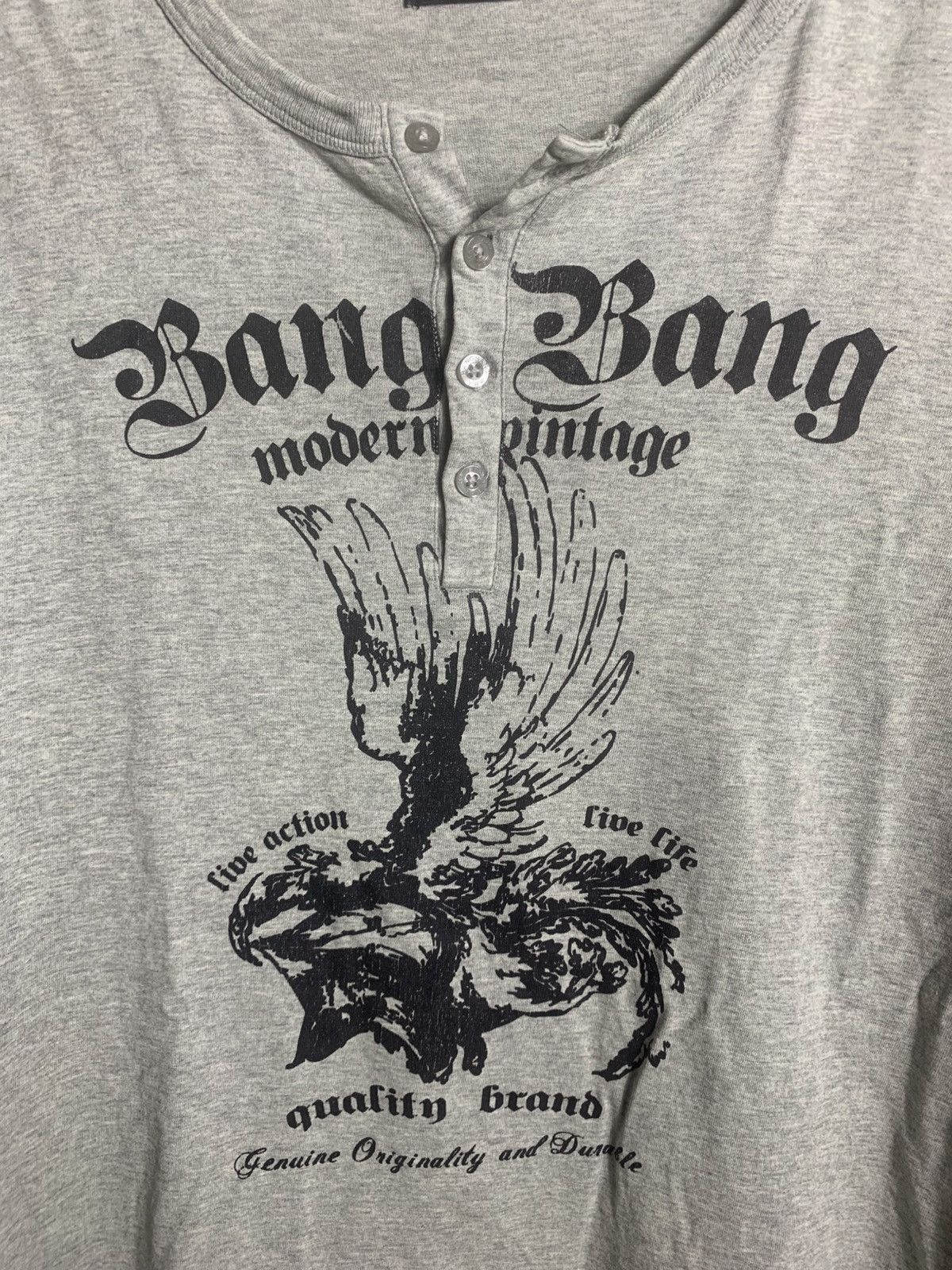 Japanese Brand Bangbang Poem longsleve Size US M / EU 48-50 / 2 - 4 Thumbnail