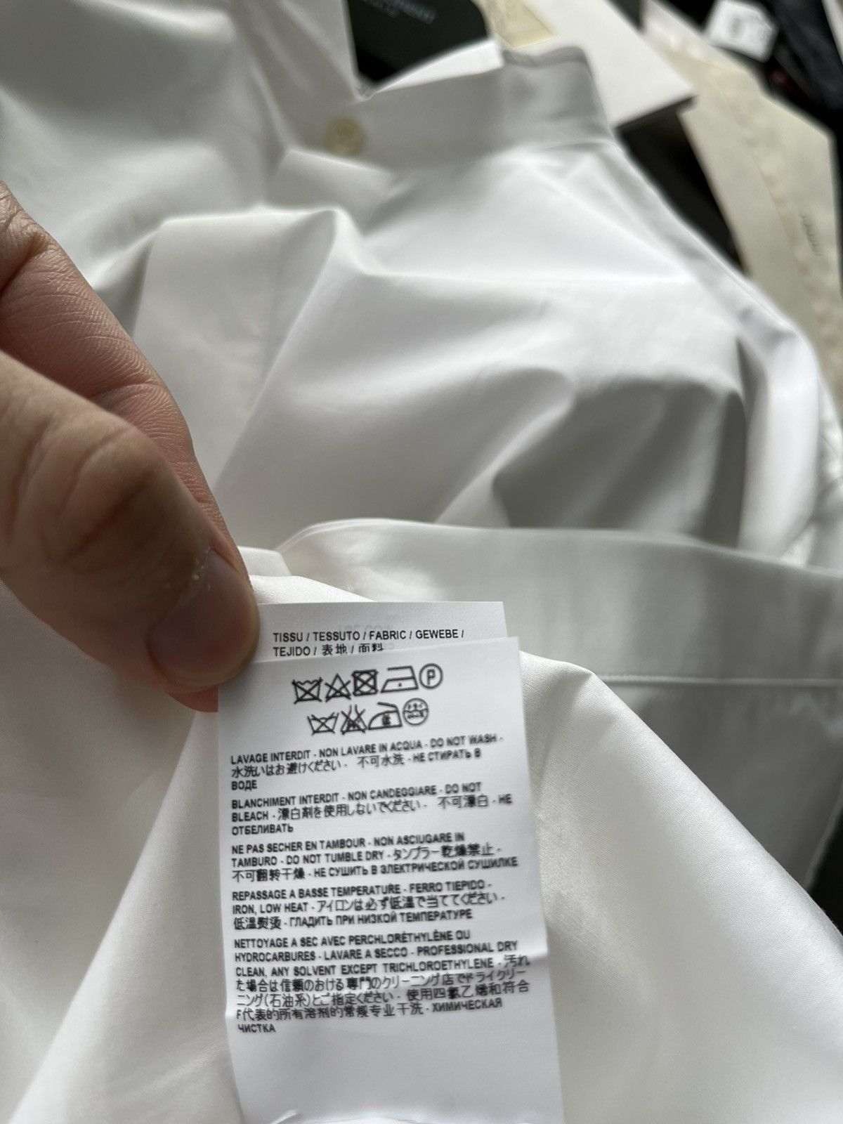 Hedi Slimane × Saint Laurent Paris × Yves Saint Laurent Extremely Rare Brand New Hedi Slimane 2015 Tuxedo Shirt Size US M / EU 48-50 / 2 - 22 Thumbnail