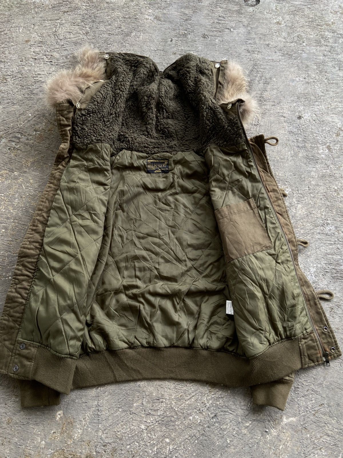Beams Japan 2000s Beams Boy - Vkei Apocalypse Style Racoon Fur Jacket Size US M / EU 48-50 / 2 - 7 Thumbnail