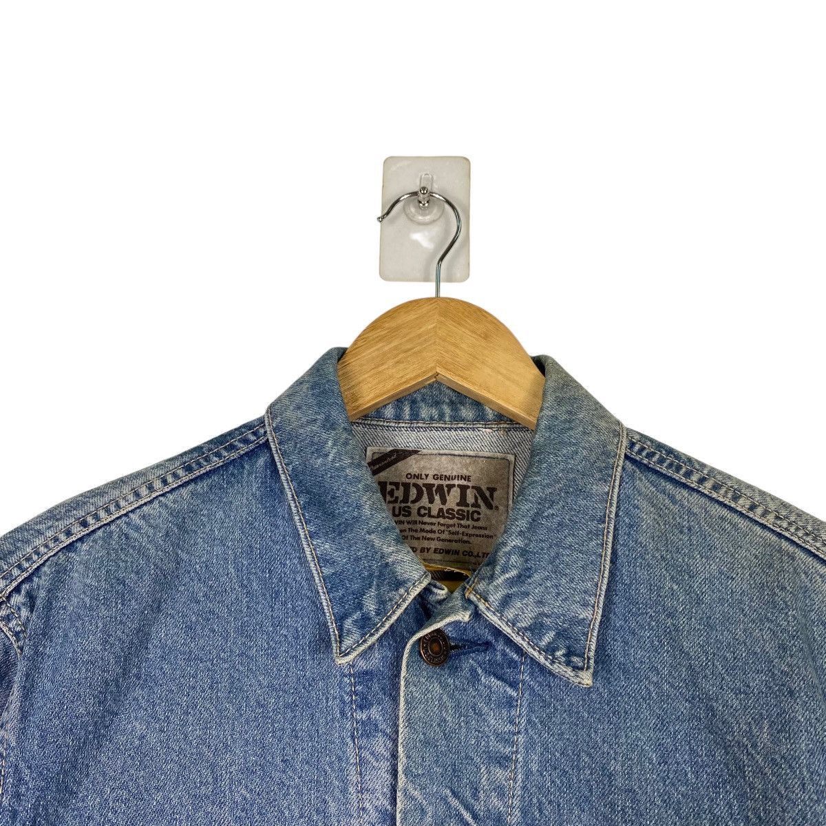 Edwin VINTAGE 90s EDWIN US CLASSIC DENIM JACKET Size US M / EU 48-50 / 2 - 6 Thumbnail