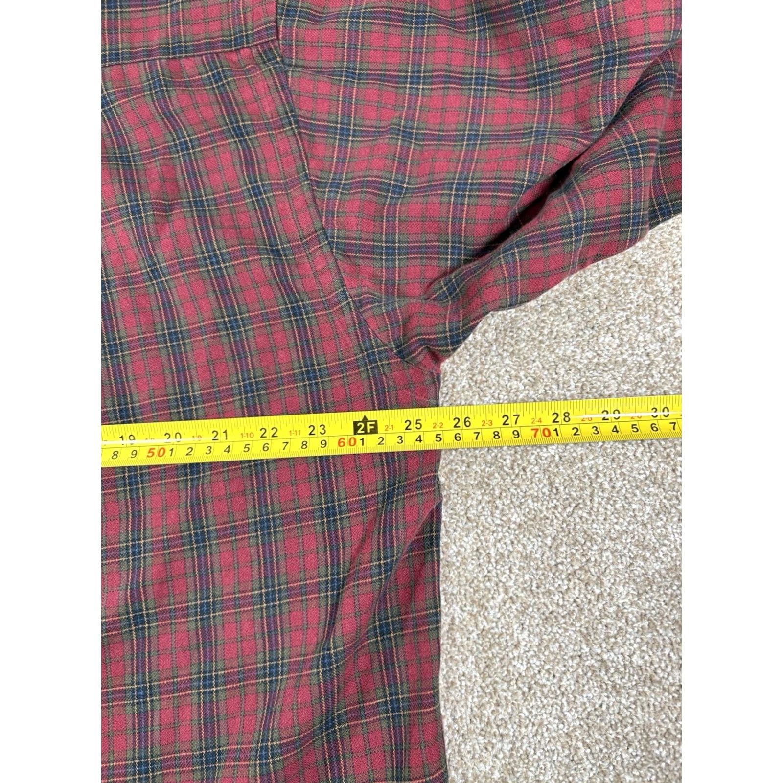 Nautica VINTAGE Nautica Plaid Flannel Button-Down Shirt Long Sleeve L Red Men Regular Shirt Size US L / EU 52-54 / 3 - 6 Thumbnail