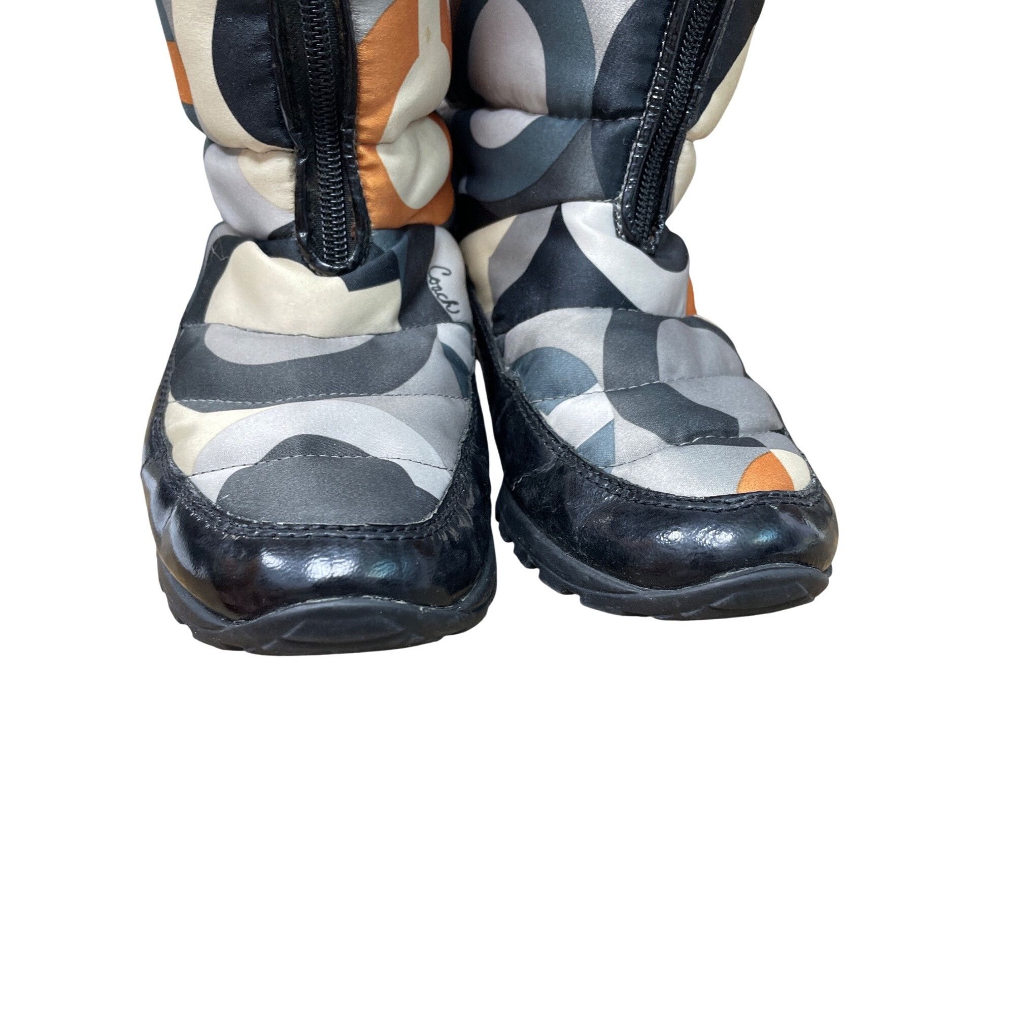 Coach coach Jolt womans monogram fabric mid calf winter boots sz 7 Size US 7 / IT 37 - 9 Thumbnail