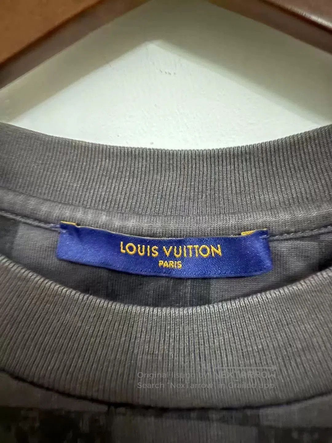 Louis Vuitton Louis Vuitton Black Gray Checkerboard Logo Tee. Size US S / EU 44-46 / 1 - 4 Thumbnail