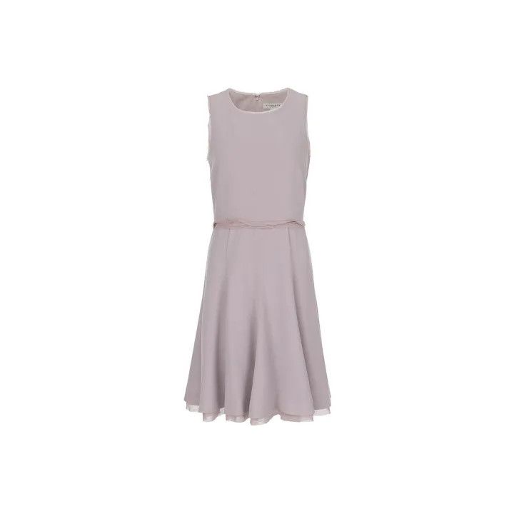 Burberry Pink Lace Trim Sleeveless Dress 0079