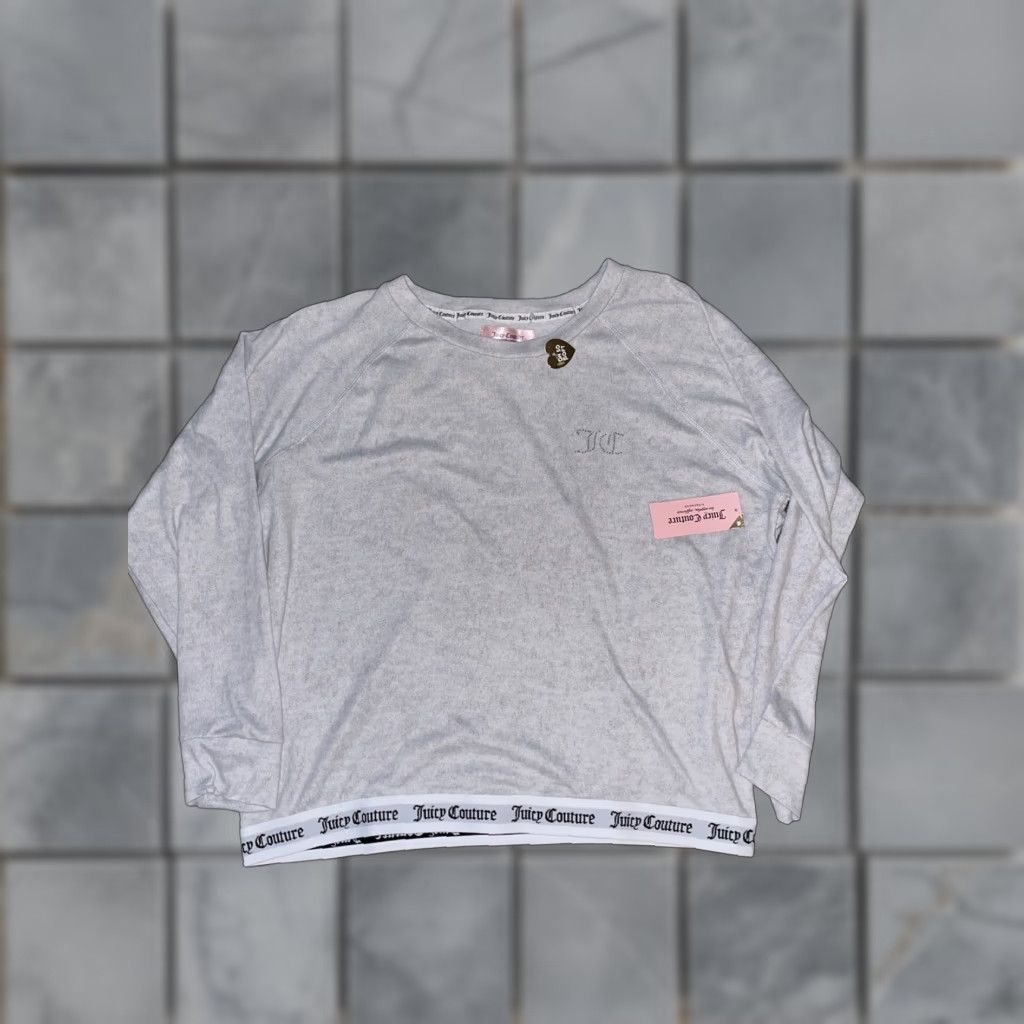 Juicy Couture Juicy Couture Pajama Top Shirt Grey XL BNWT Womens Size XL / US 12-14 / IT 48-50 - 1 Thumbnail