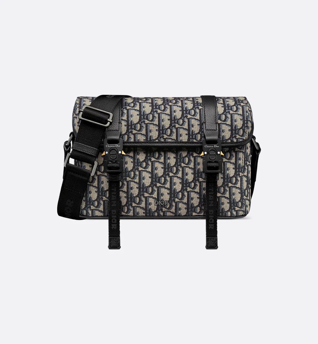 Hit The Road Messenger Bag With Flap 1Espo333Yky_H27E in Beige, Men's