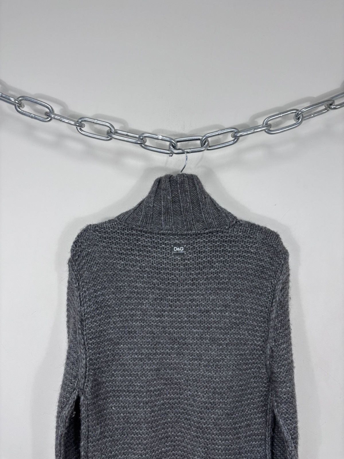 Dolce & Gabbana Vintage Dolce & Gabbana 2000s Quilted Buttoned Wool Sweater Size US M / EU 48-50 / 2 - 14 Thumbnail