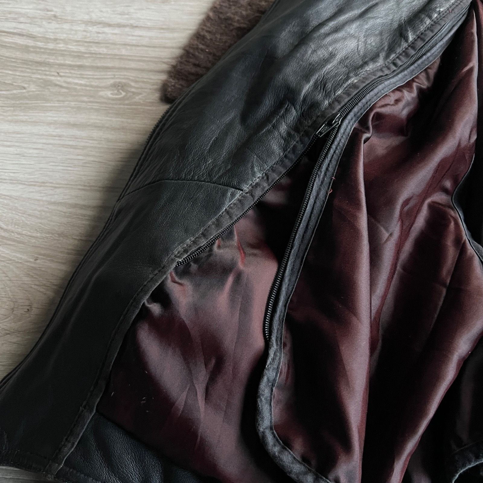 Leather Vintage Hurricane Hawkins Leather Biker Moto Jacket 9732AC Size US L / EU 52-54 / 3 - 12 Thumbnail