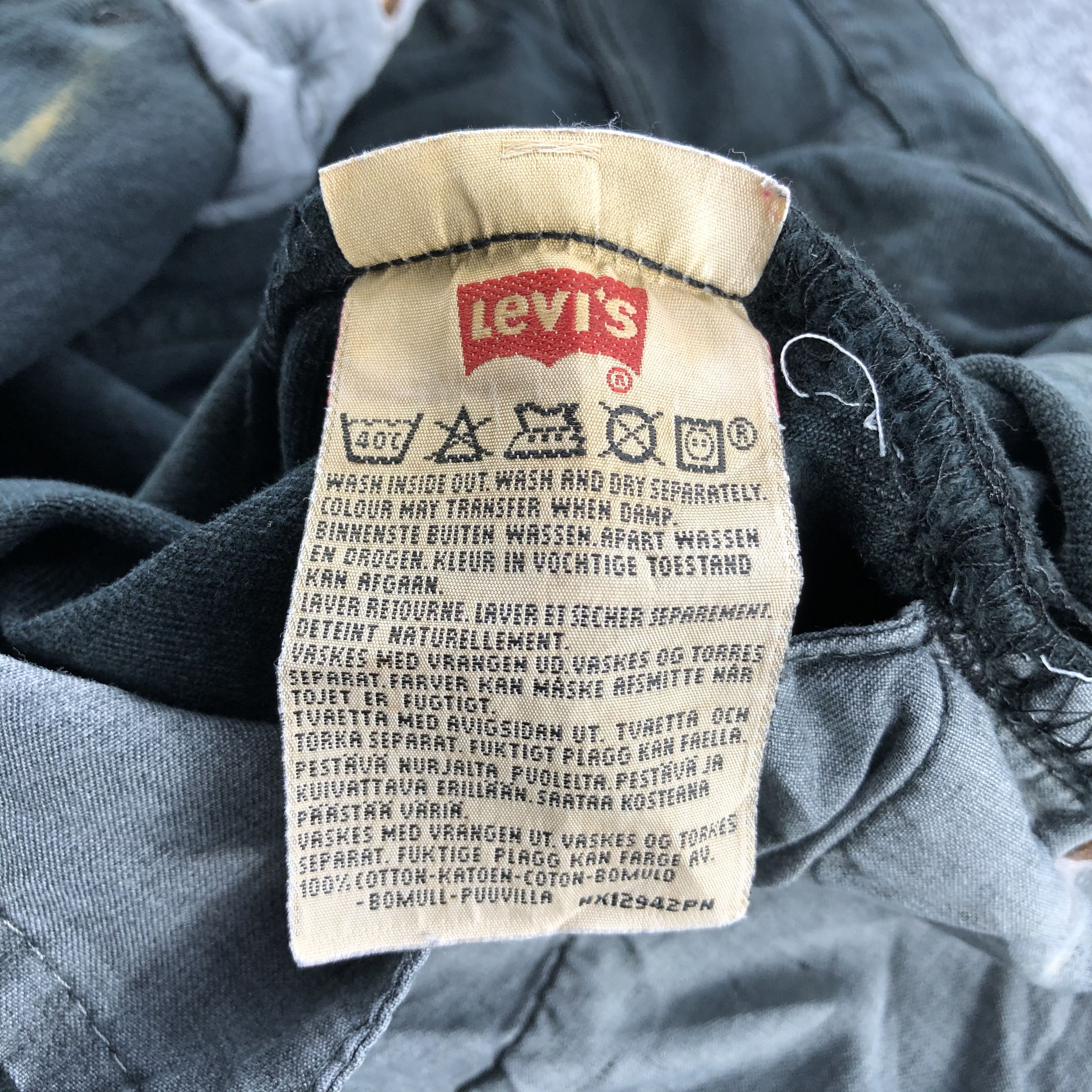 Levi's × Vintage Vintage 90s Levis 501 Jeans-JM1619 Size US 34 / EU 50 - 11 Thumbnail