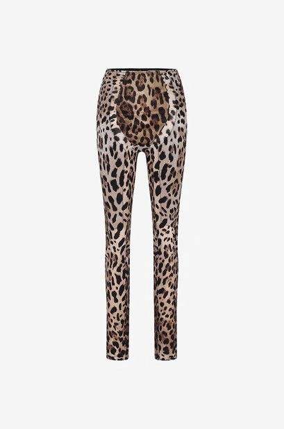 Dolce & Gabbana o1y0925 Leopard-Print Sweatpant in Multicolor Size 30" / US 8 / IT 44 - 1 Thumbnail