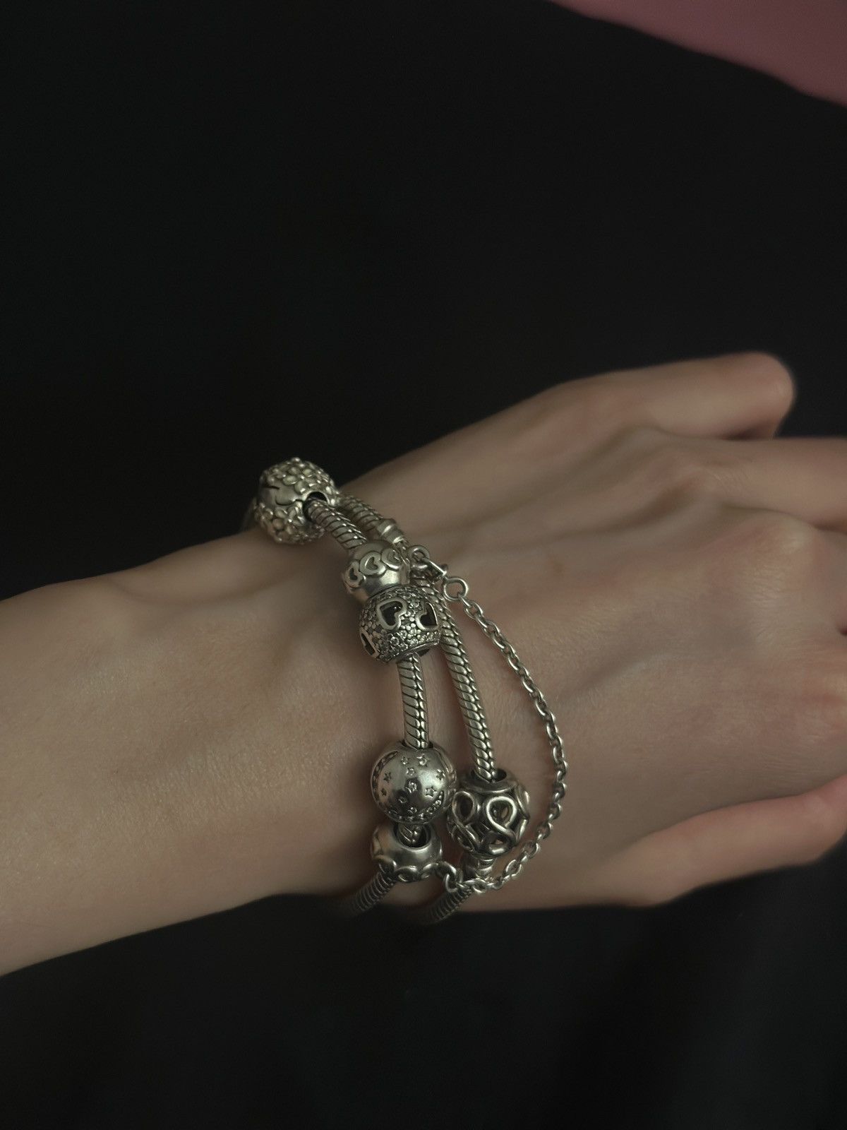 pandora Pandora Charm Bracelet Set – 925 Silver Size ONE SIZE - 5 Thumbnail