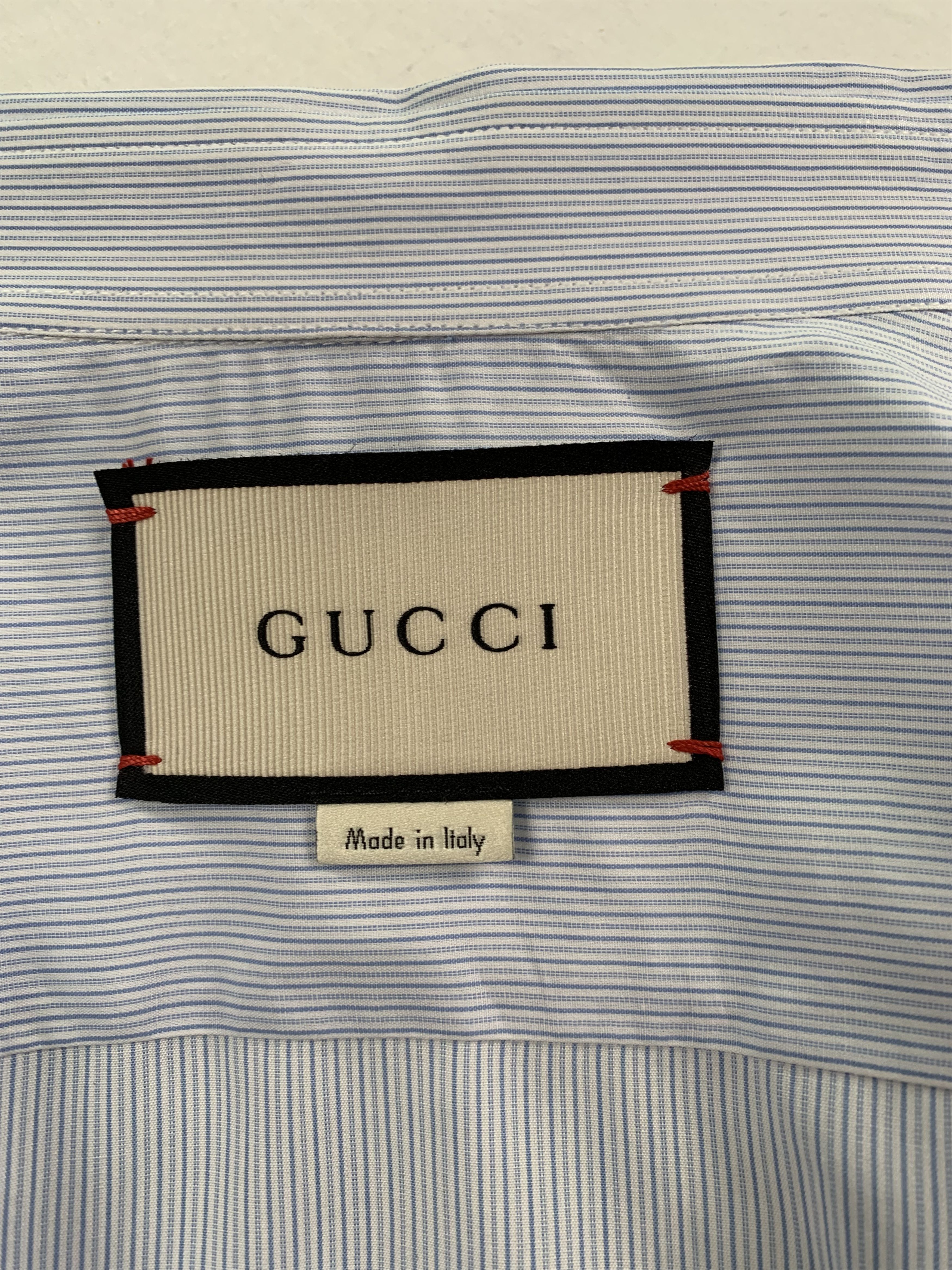 Gucci Gucci Snake Embroidered Shirt Size US L / EU 52-54 / 3 - 9 Thumbnail