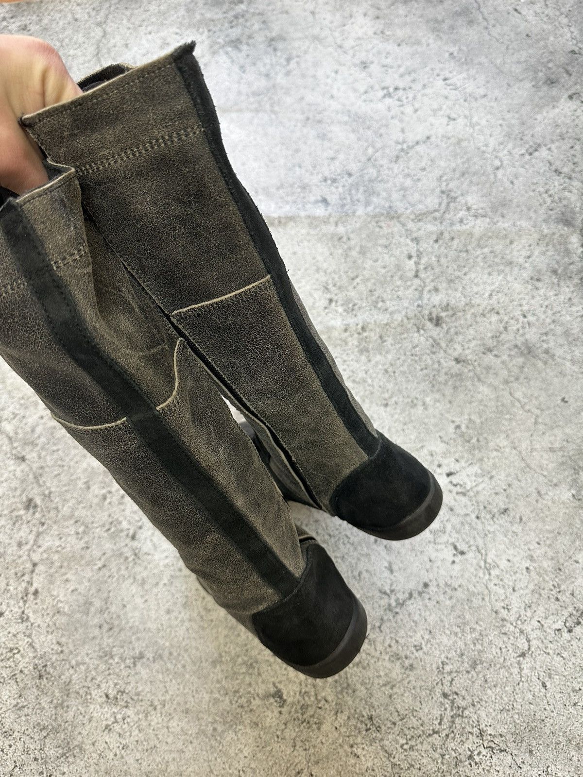 Other Vintage high boots made Italy wrestler leather shoes core Size US 9 / IT 39 - 8 Thumbnail