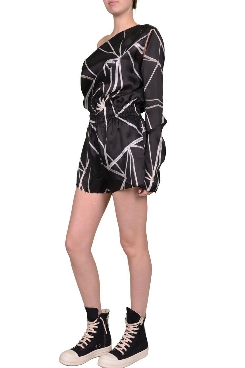 Rick Owens Last Size Rick Owens Cupro Shorts Jumpsuit Size XS / US 0-2 / IT 36-38 - 6 Thumbnail