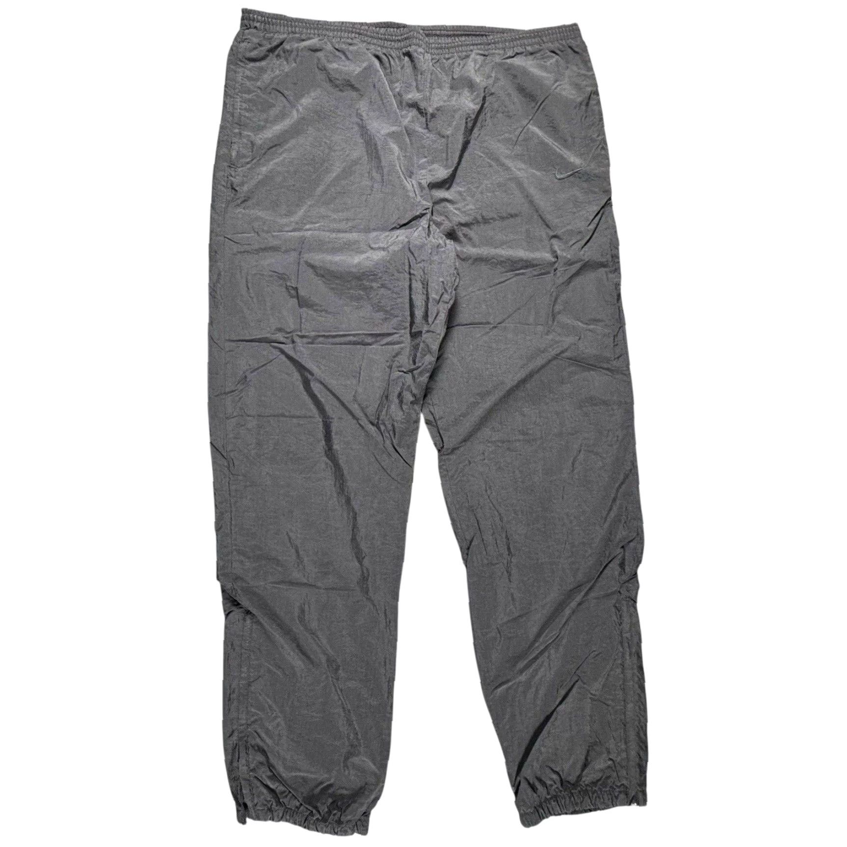 Nike VINTAGE Nike Sweatpants Women's M Black Windbreaker Ankle Zip Pockets 90s Nike Womens M Black Knit Sweatpants 90s Size 32" / US 10 / IT 46 - 4 Thumbnail