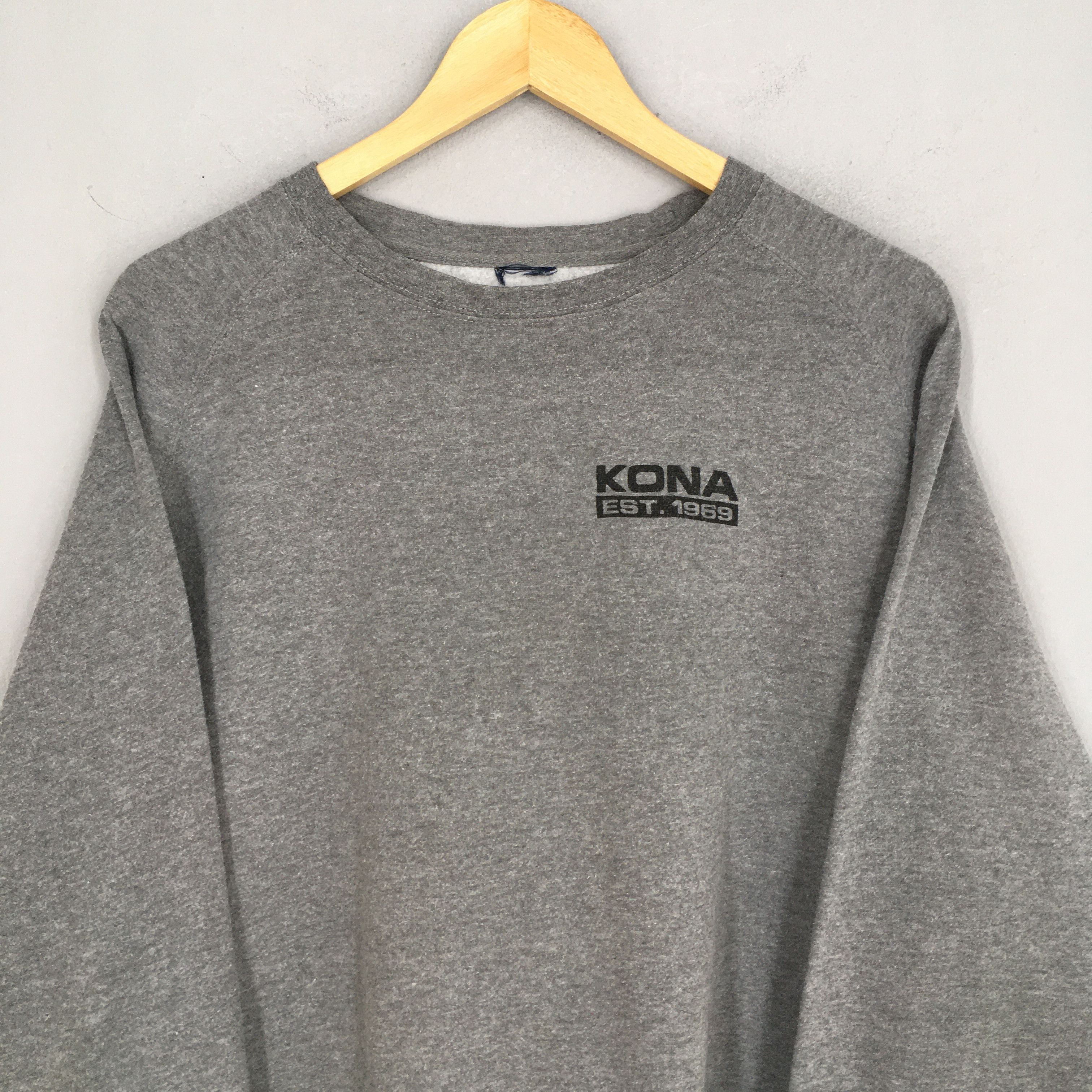 Vintage Vintage 90s Kona Classic Surfboard Gray Sweatshirt Large Size US L / EU 52-54 / 3 - 2 Thumbnail